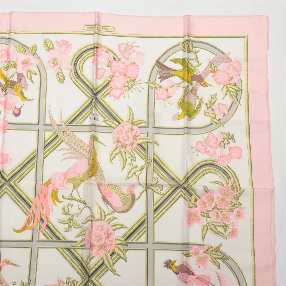 Carre 90 Scarf Silk Pink — view 3