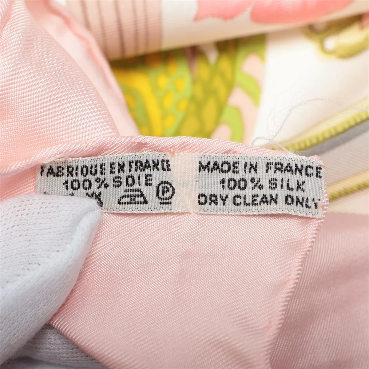 Carre 90 Scarf Silk Pink — view 6