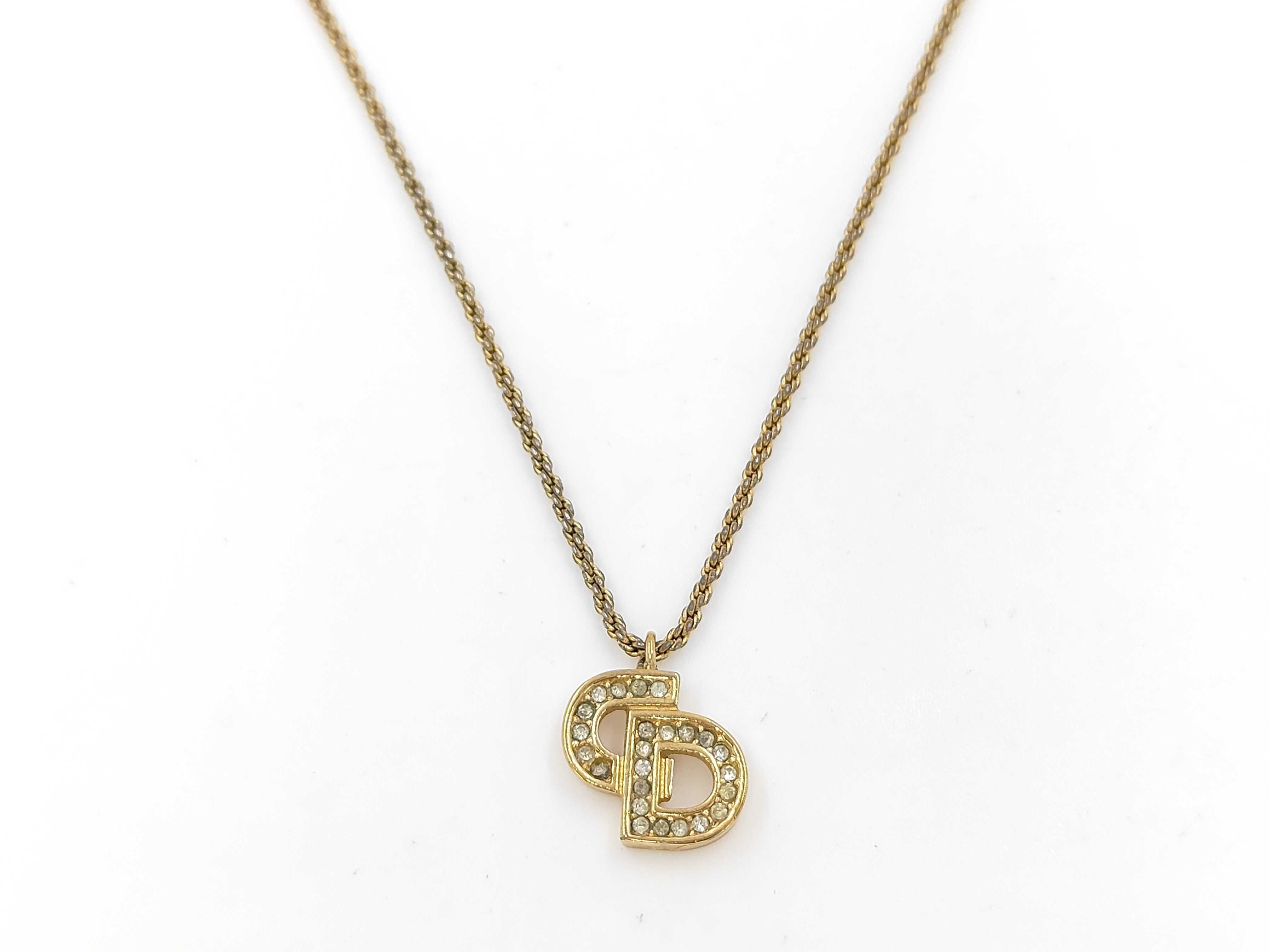 CD Rhinestone GP Necklace