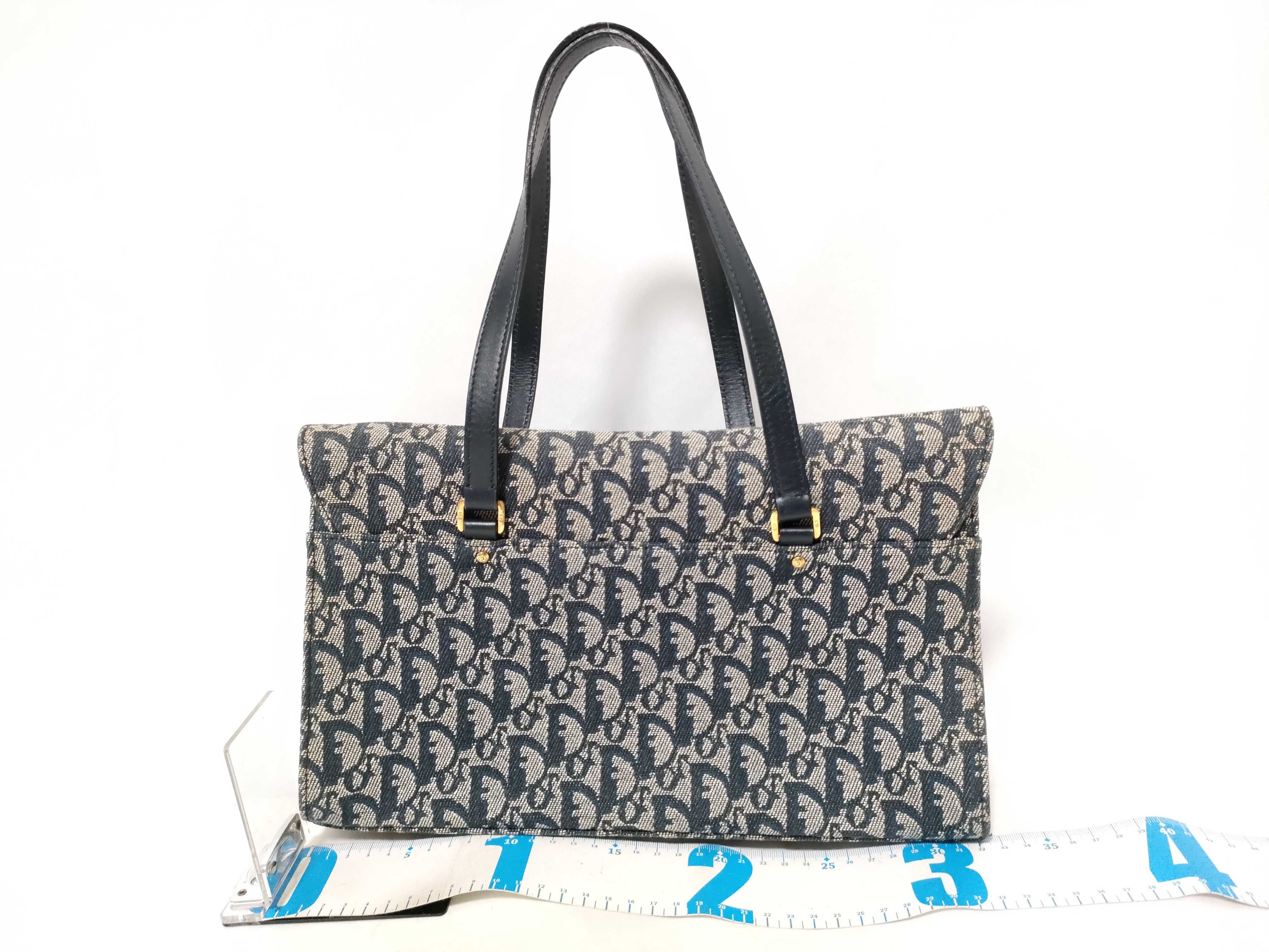 Trotter Dior Canvas Tote Bag Handbag — view 2