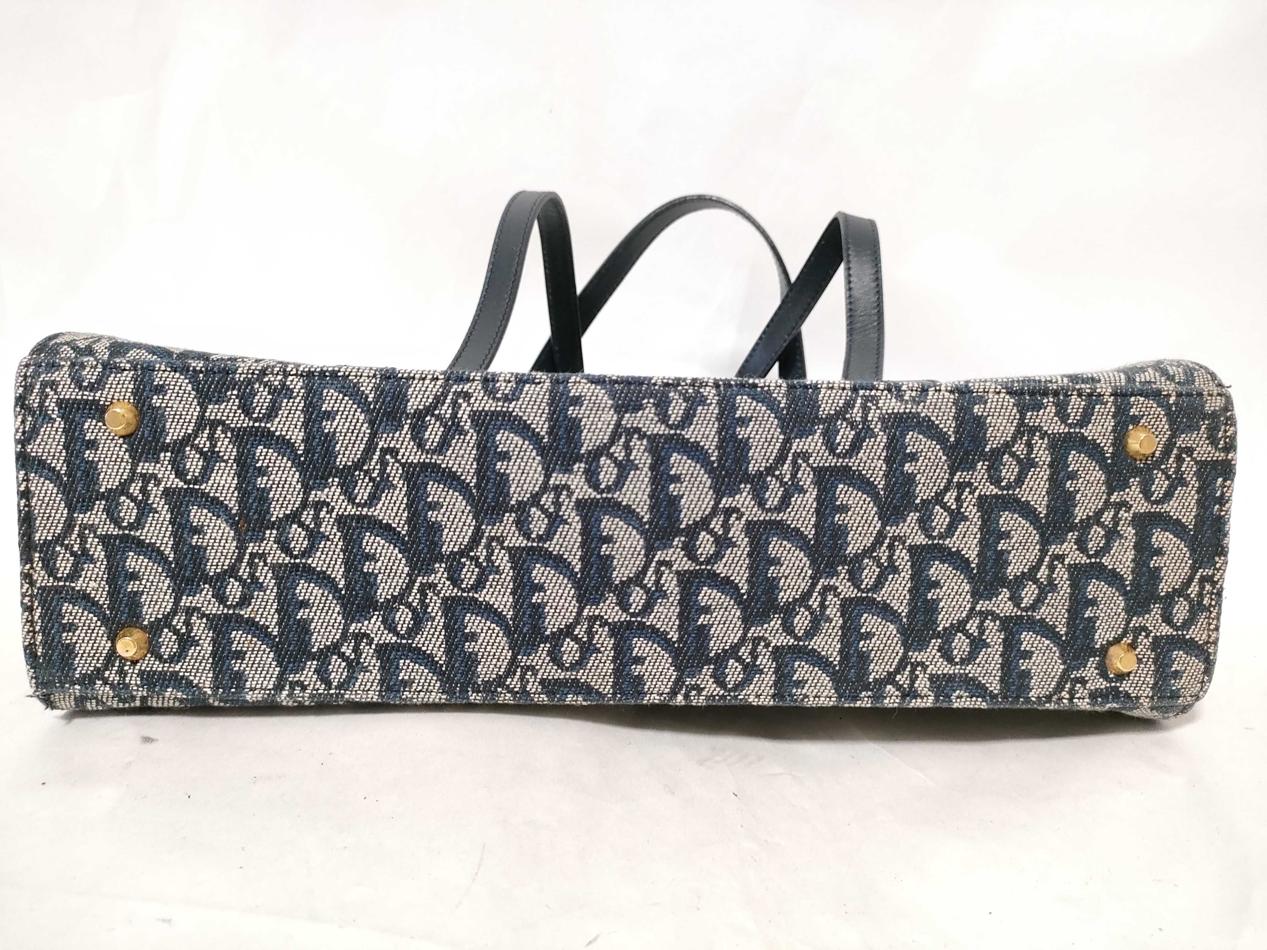 Trotter Dior Canvas Tote Bag Handbag — view 7