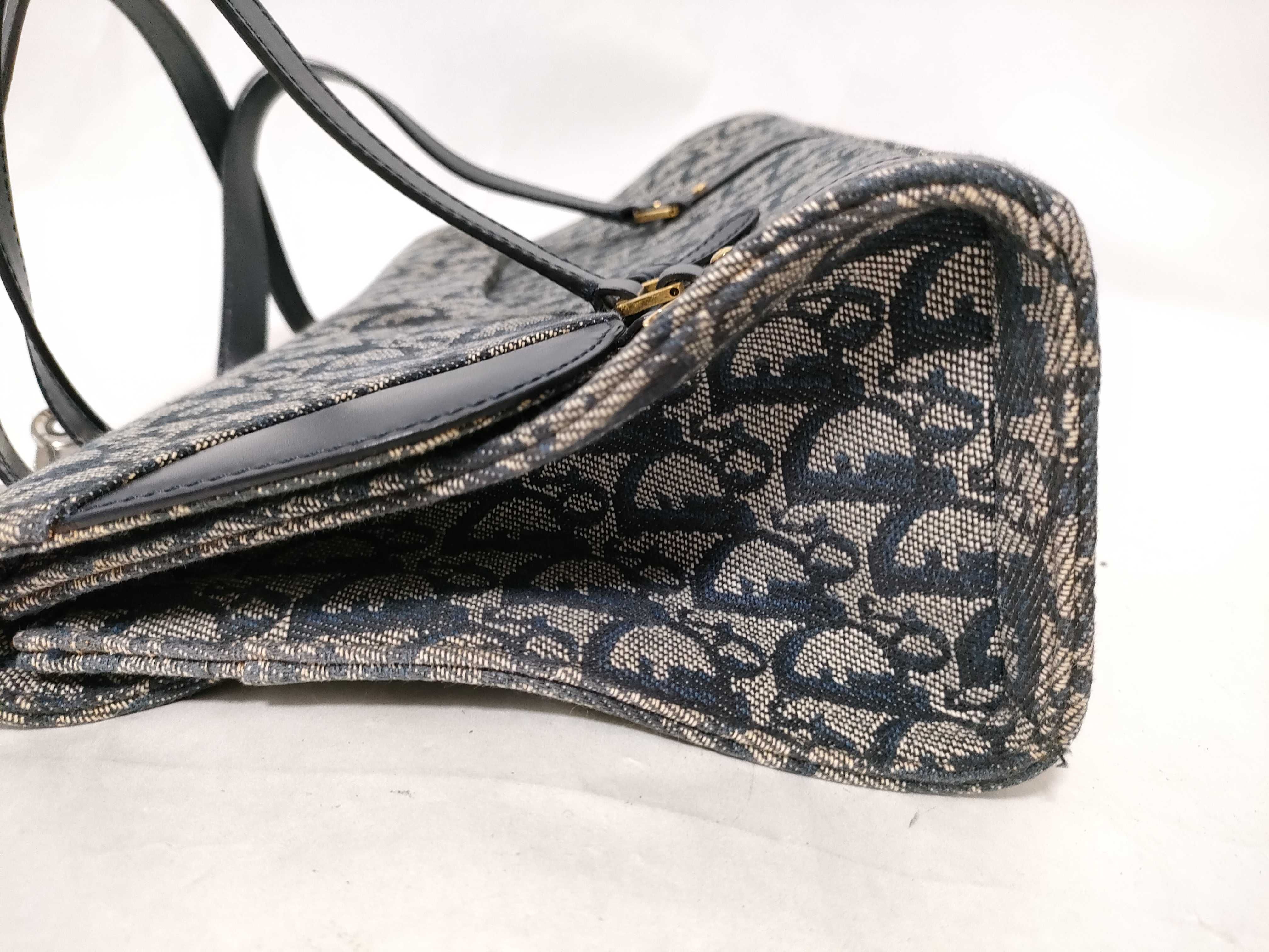 Trotter Dior Canvas Tote Bag Handbag — view 8