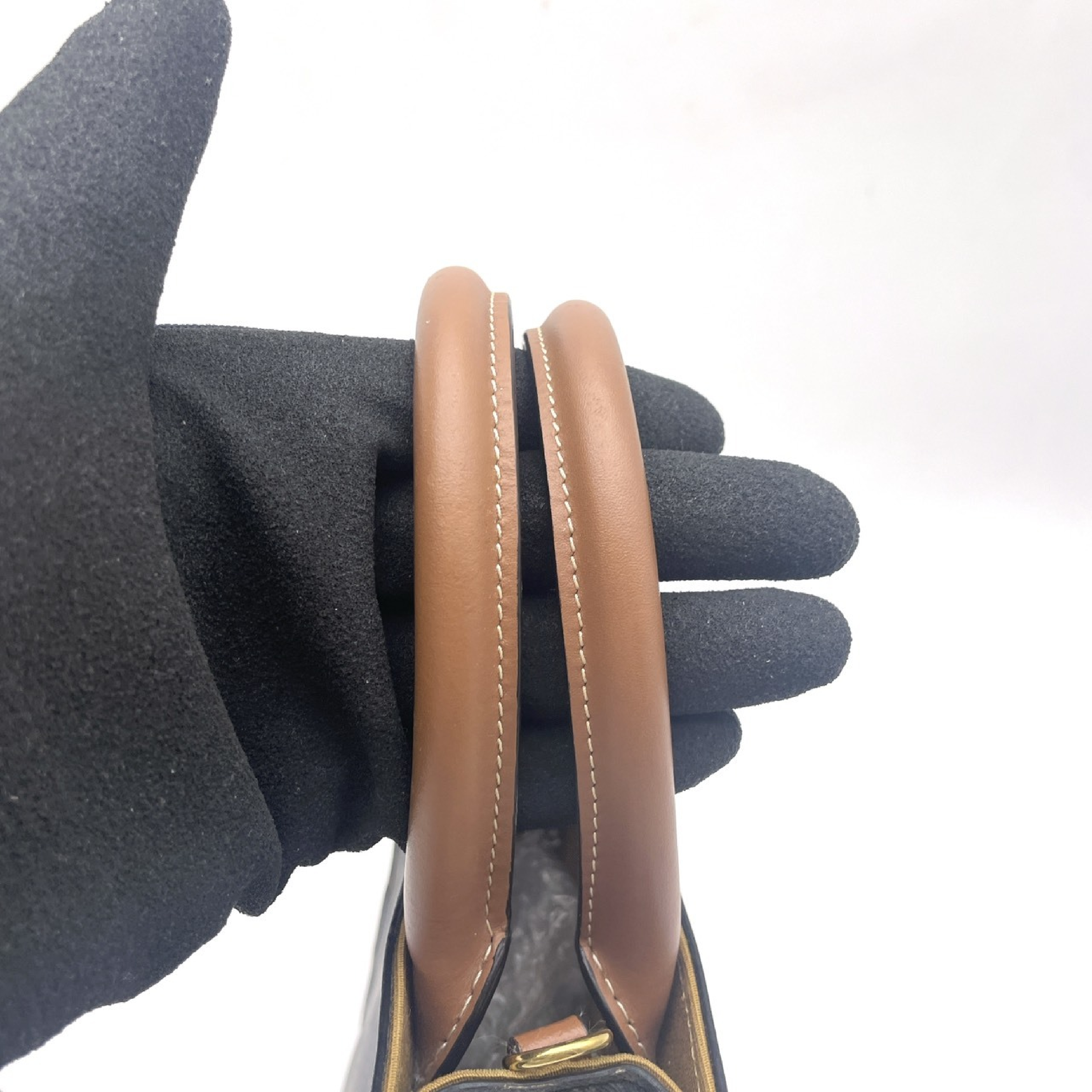 Triomphe Mini Vertical Cabas Handbag — view 8