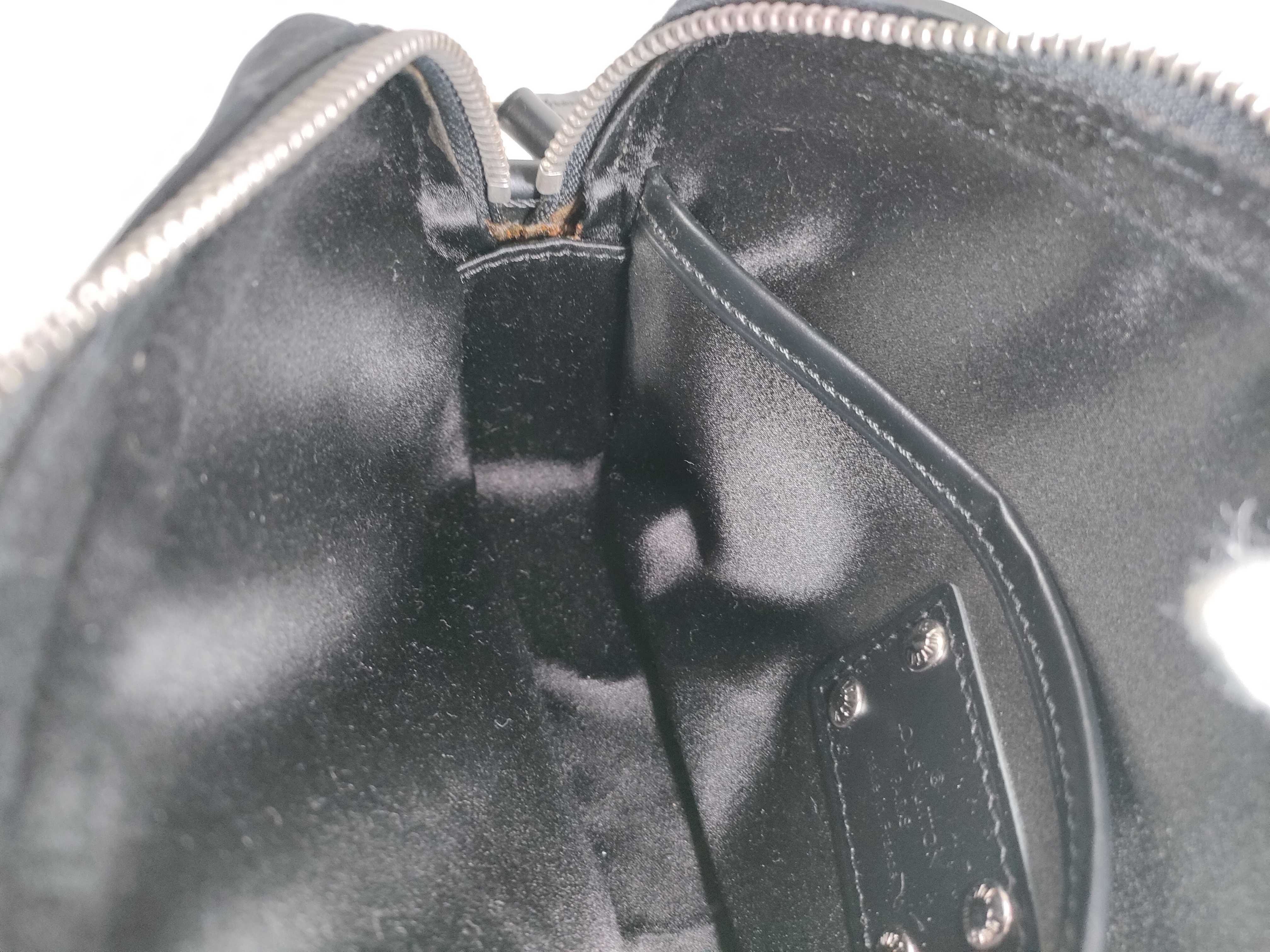 Monogram Mini Louis Vuitton Black Monogram Mini Satin Pochette Conte de Fée M92275 Shoulder Bag — view 11