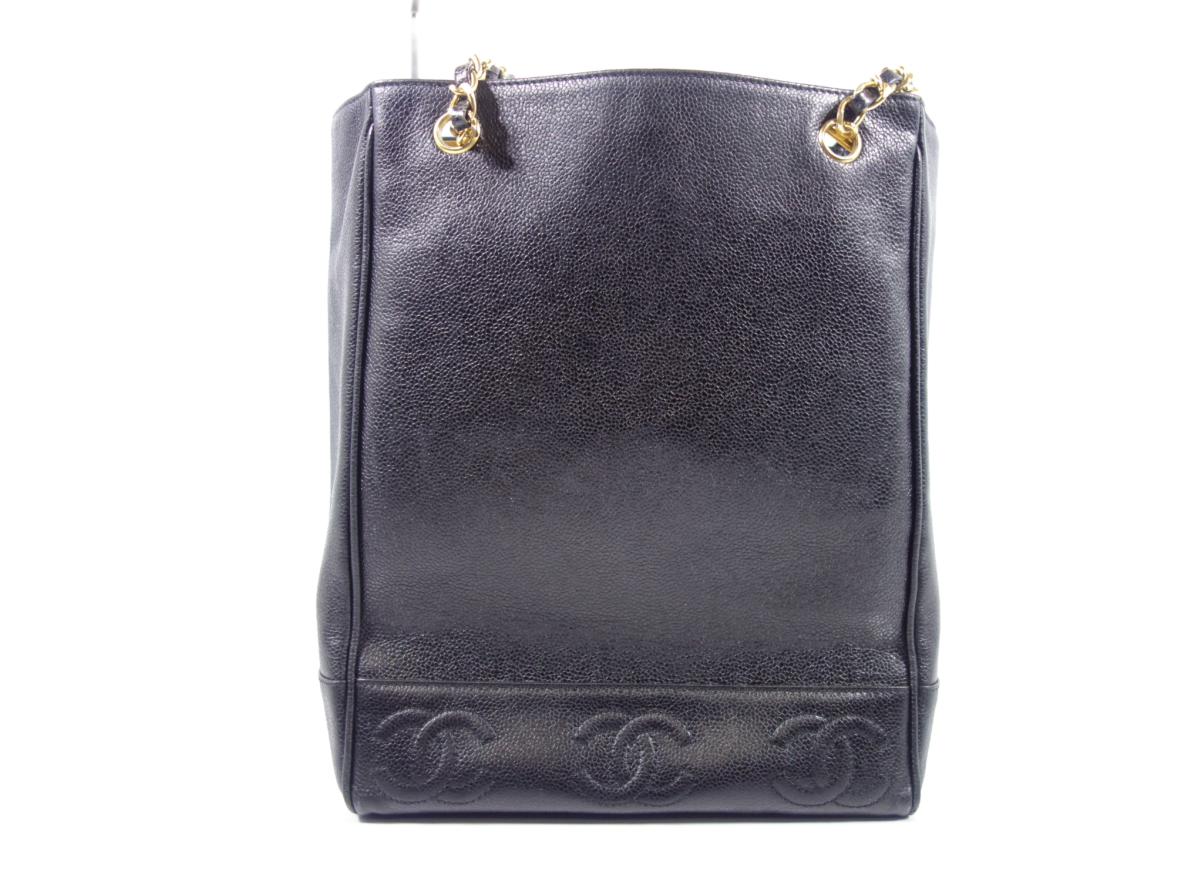 Caviar Skin Triple Coco Shoulder Bag — view 3