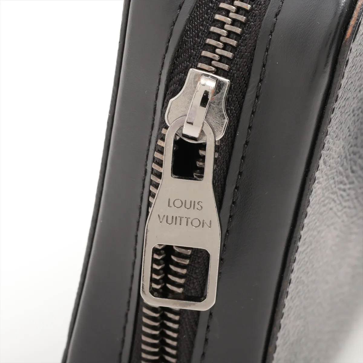 Monogram Eclipse Zippy XL M61698 CA1200 Black Round Zip Wallet — view 13