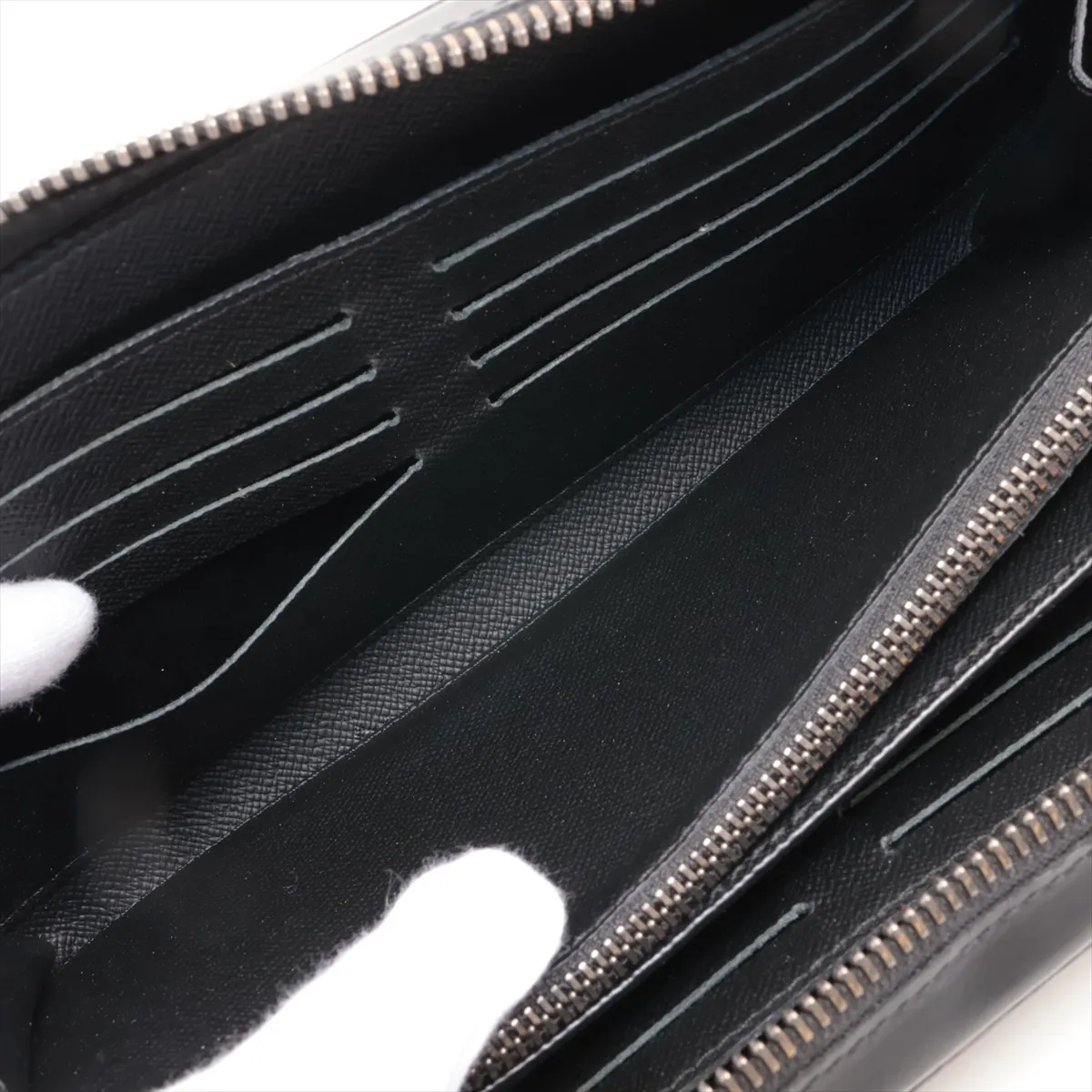 Monogram Eclipse Zippy XL M61698 CA1200 Black Round Zip Wallet — view 5