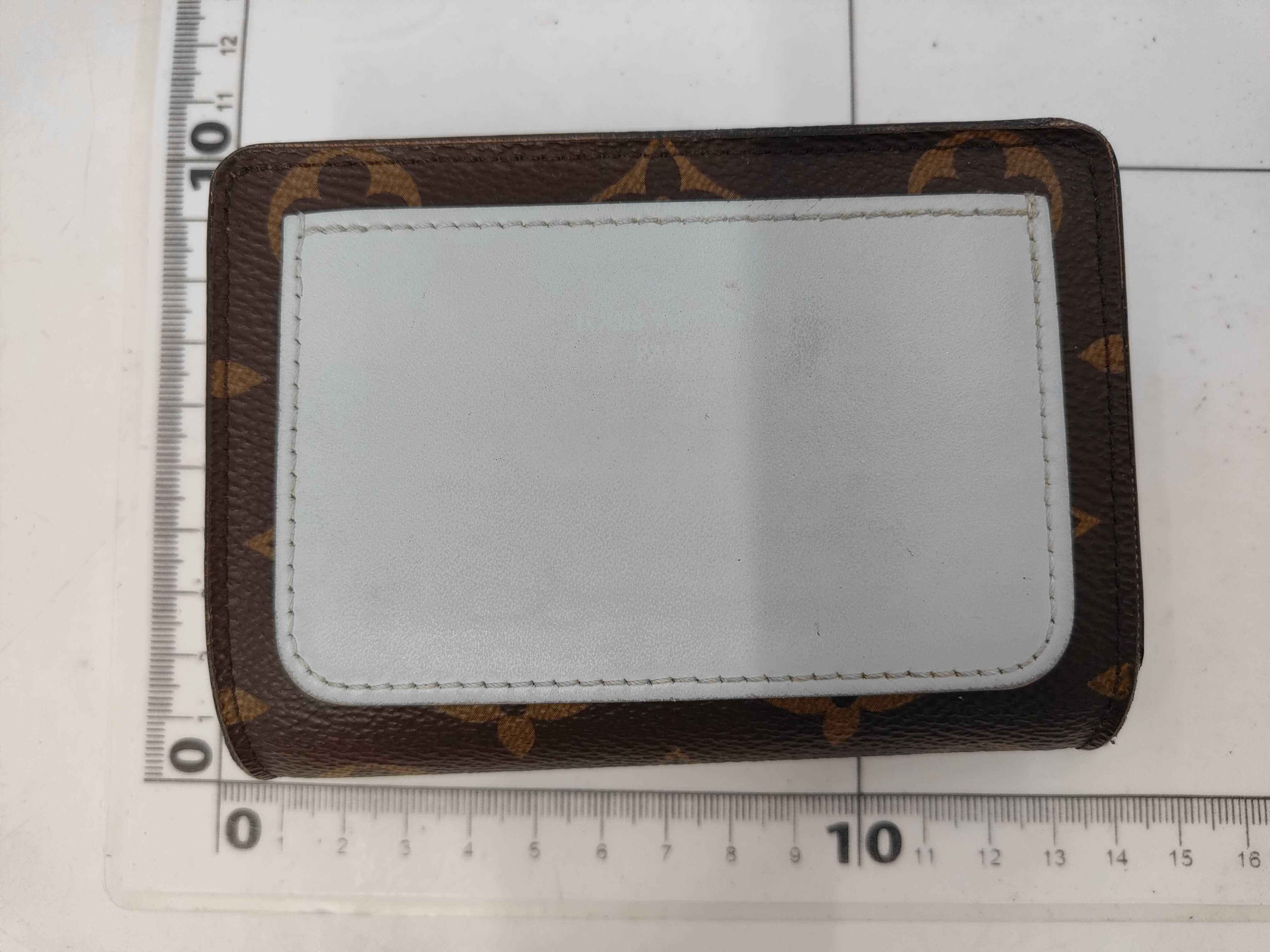 Monogram Louis Vuitton Monogram Portefeuille Lou Washed Blue M82377 / IC card not working wallet — view 2