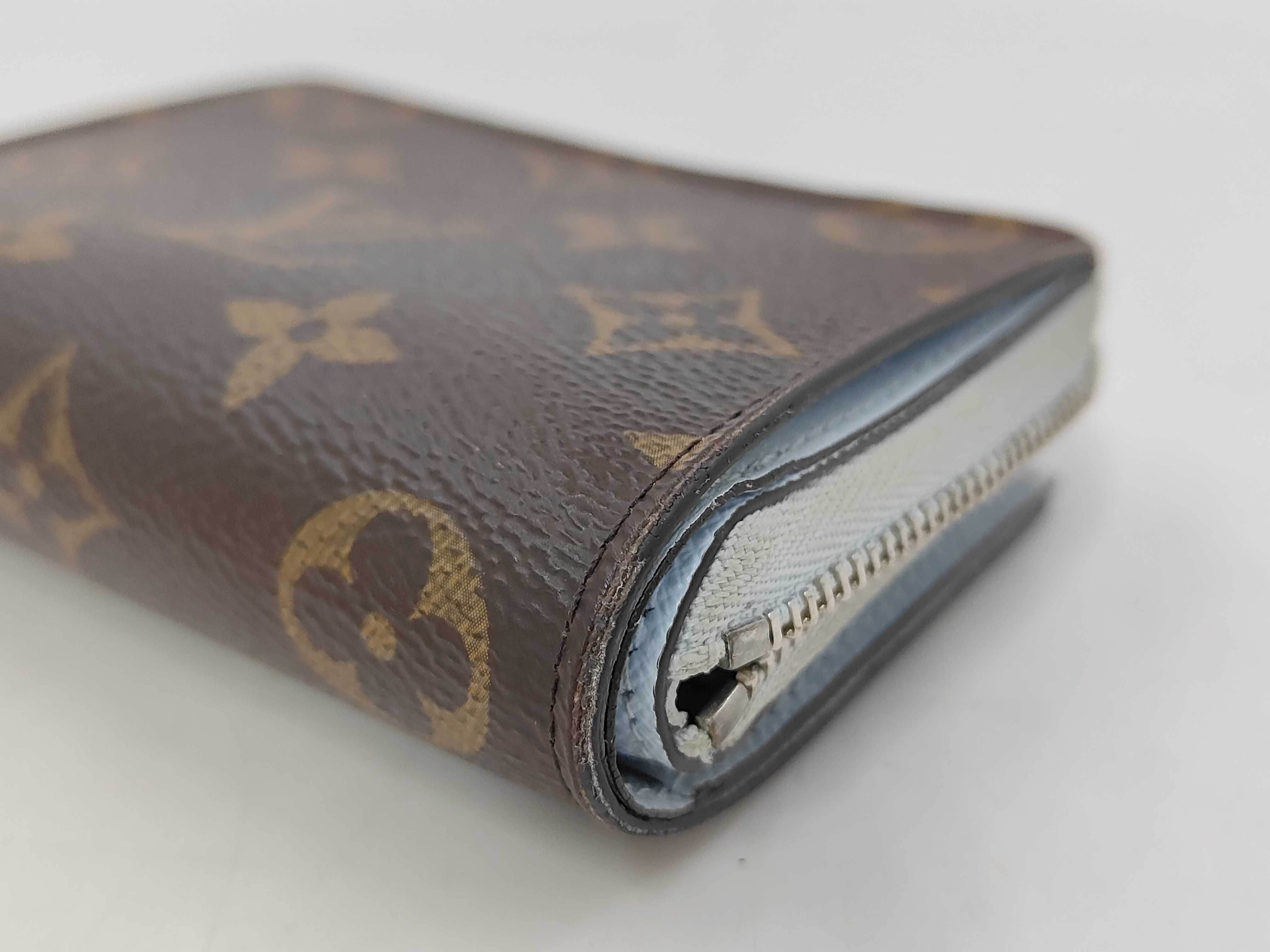 Monogram Louis Vuitton Monogram Portefeuille Lou Washed Blue M82377 / IC card not working wallet — view 3