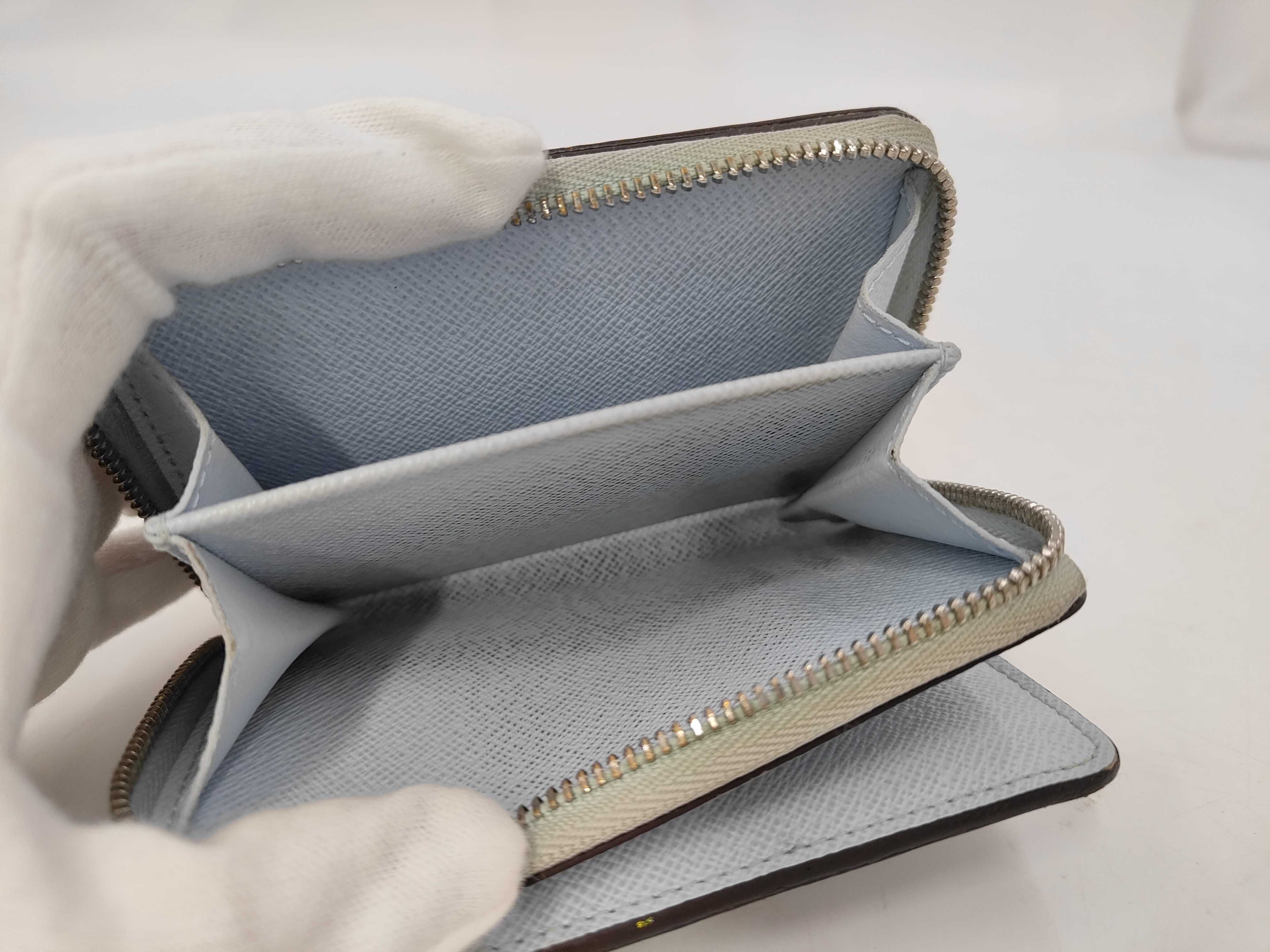 Monogram Louis Vuitton Monogram Portefeuille Lou Washed Blue M82377 / IC card not working wallet — view 6