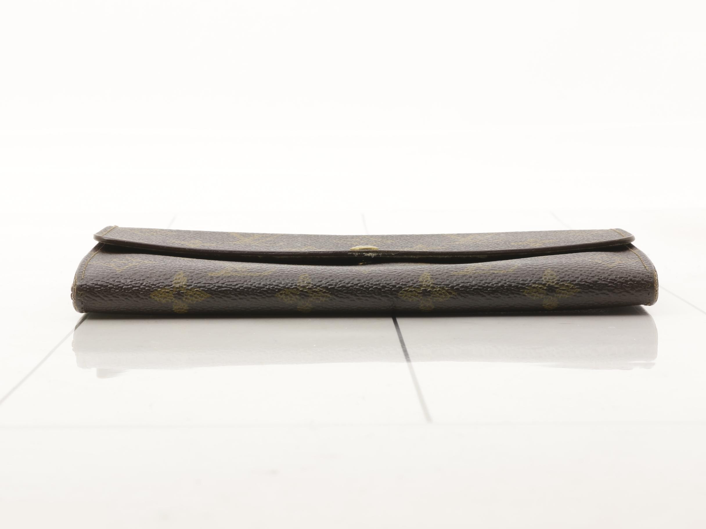 Portefeuille Sarah Monogram Long Wallet — view 3