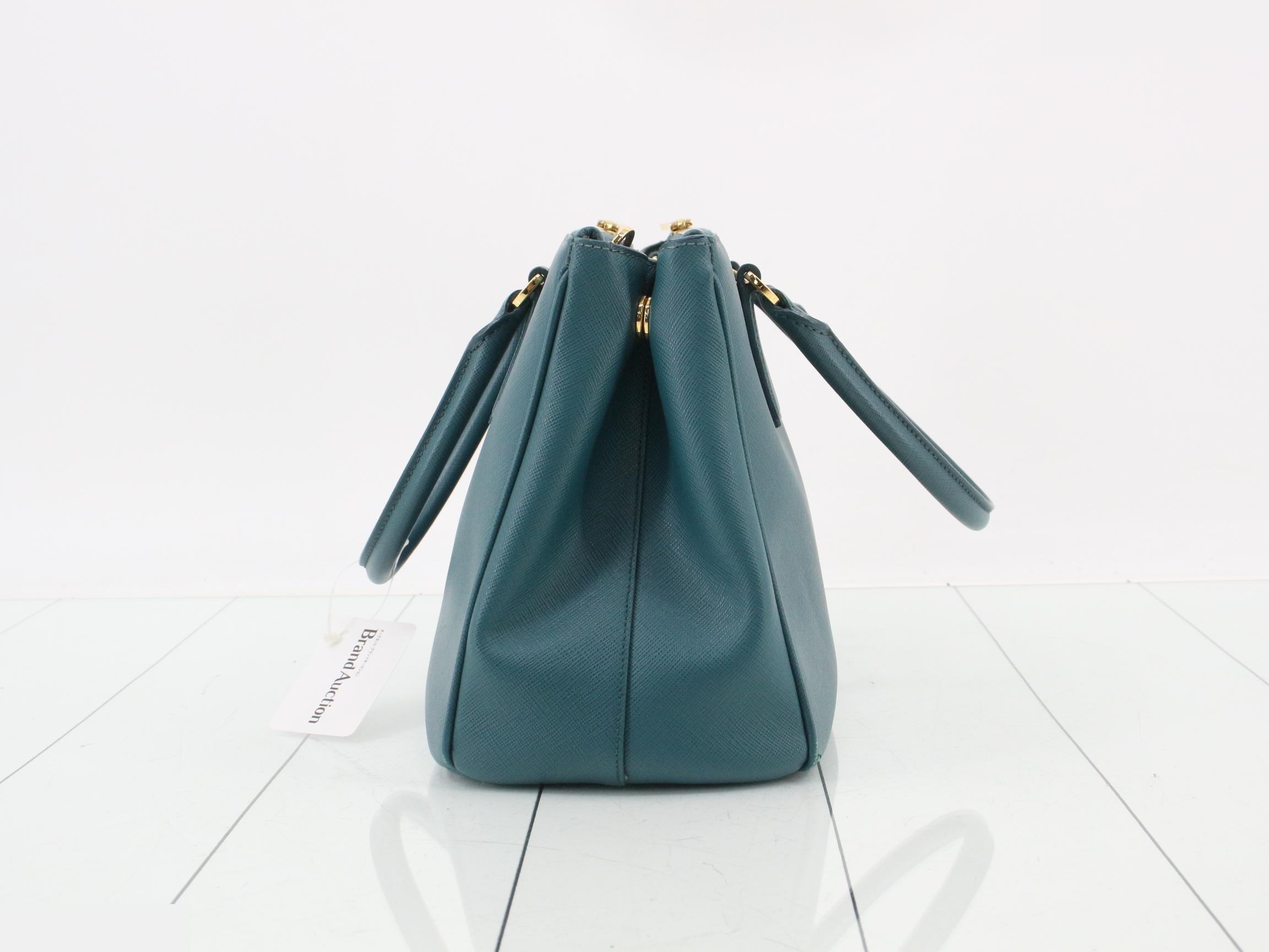 Galleria Saffiano Leather Emerald Green BN1801 — view 3