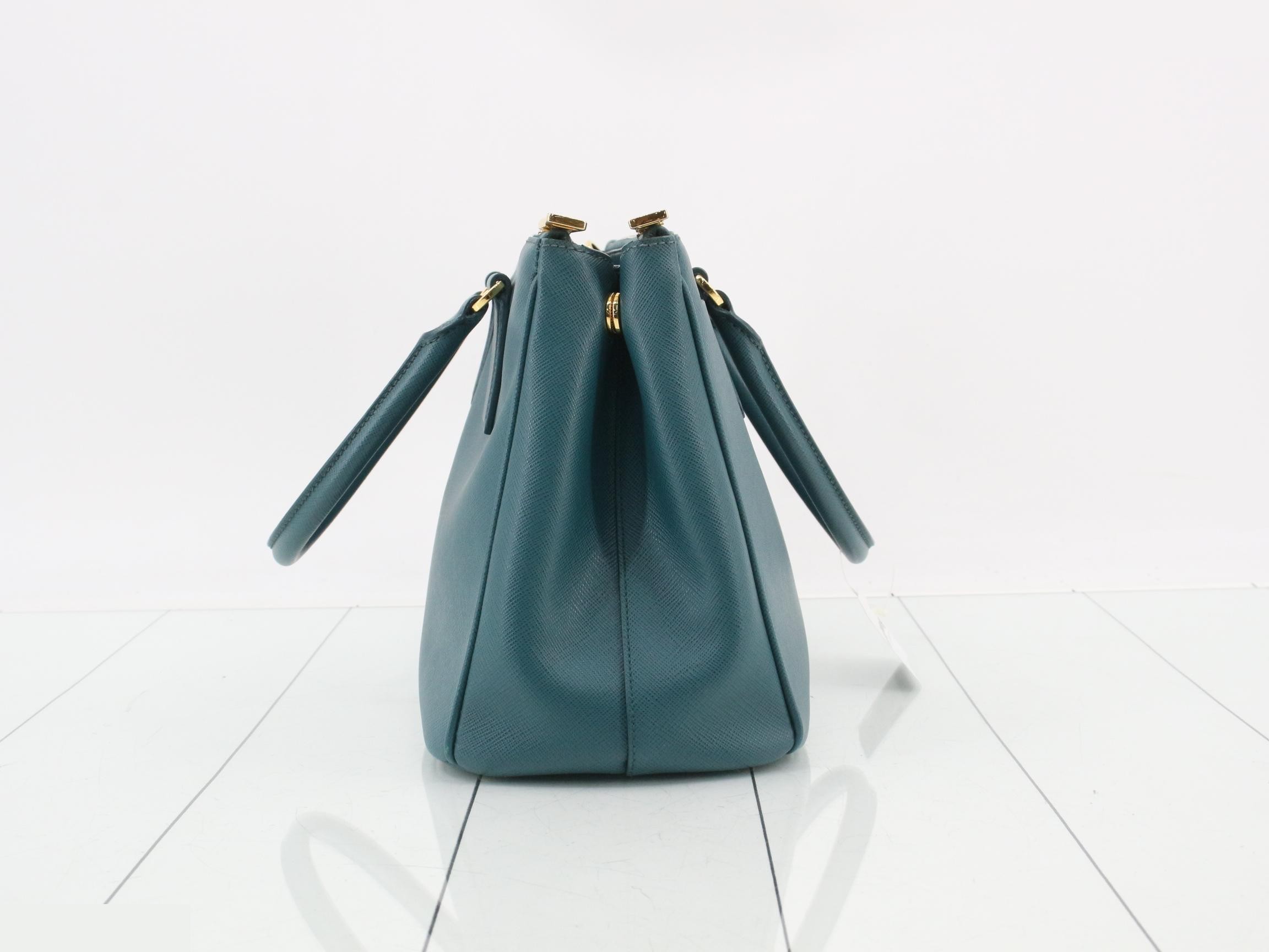 Galleria Saffiano Leather Emerald Green BN1801 — view 4