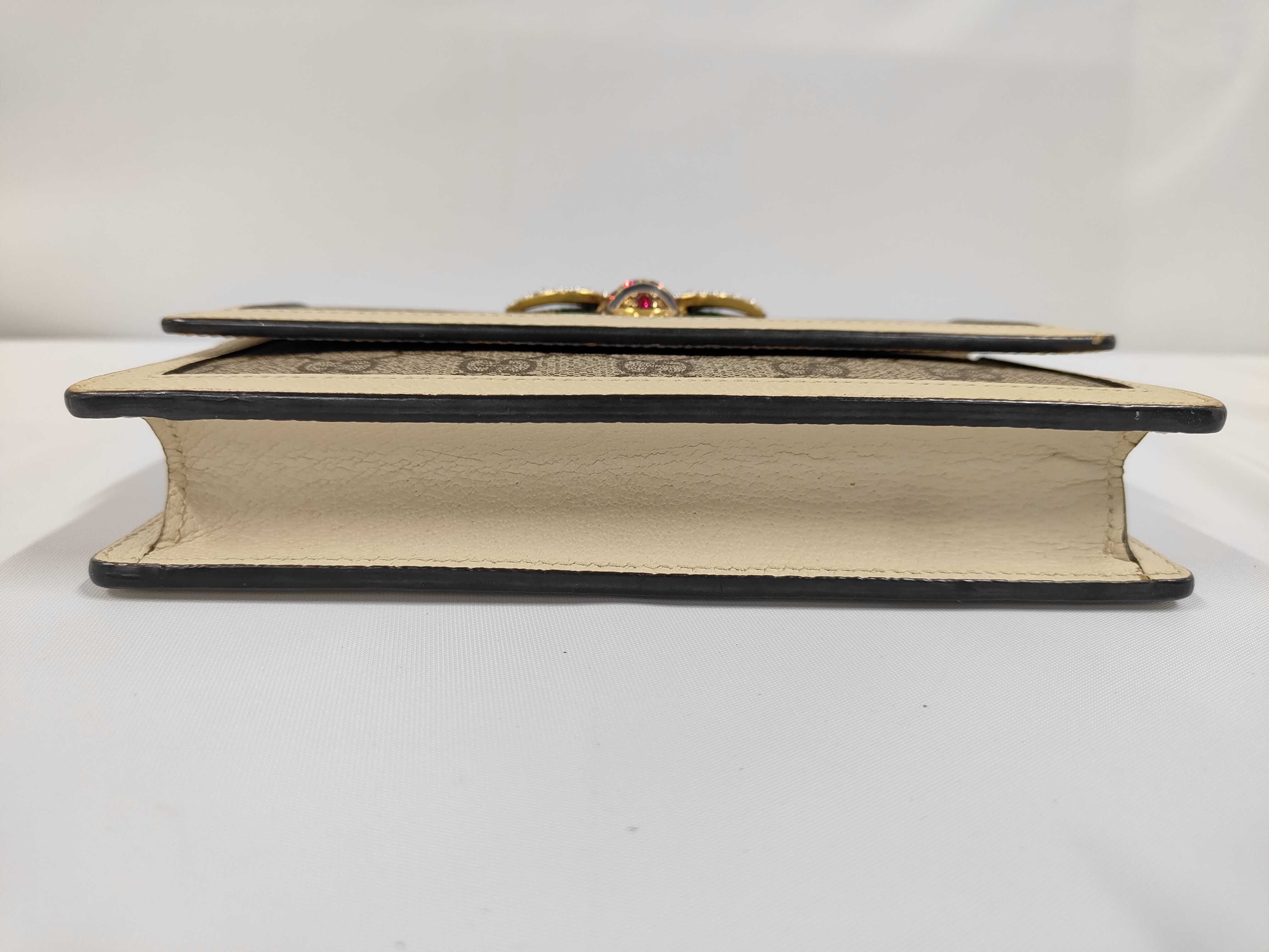Queen Margaret Bee GG Supreme Chain Wallet Shoulder Bag — view 3
