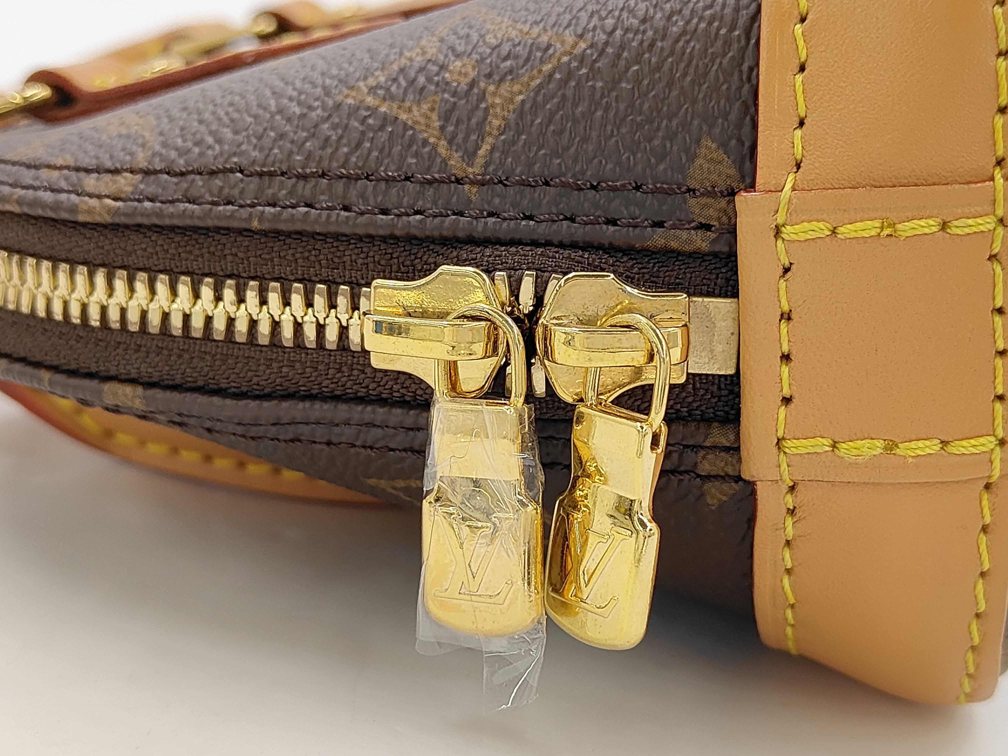 M82717 Nano Alma Monogram Leather 2-Way Shoulder Bag — view 8