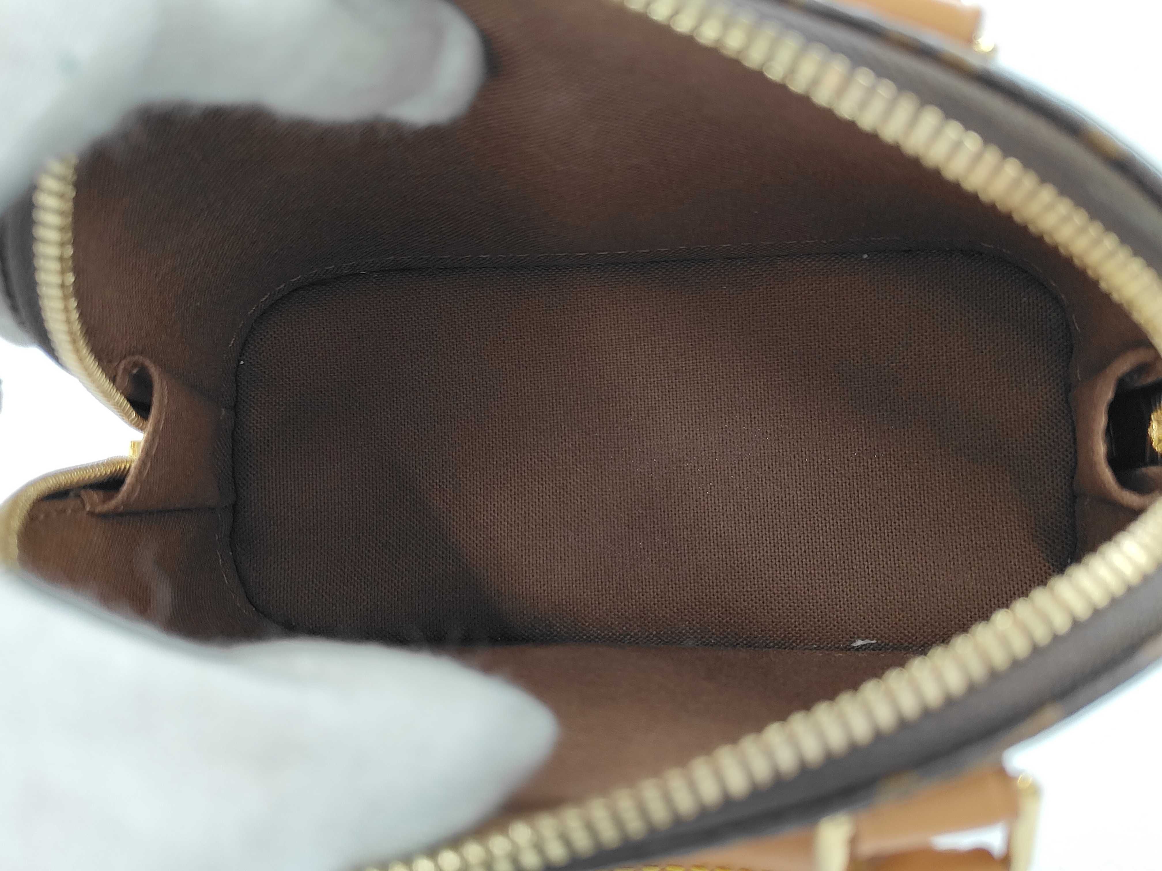 M82717 Nano Alma Monogram Leather 2-Way Shoulder Bag — view 9