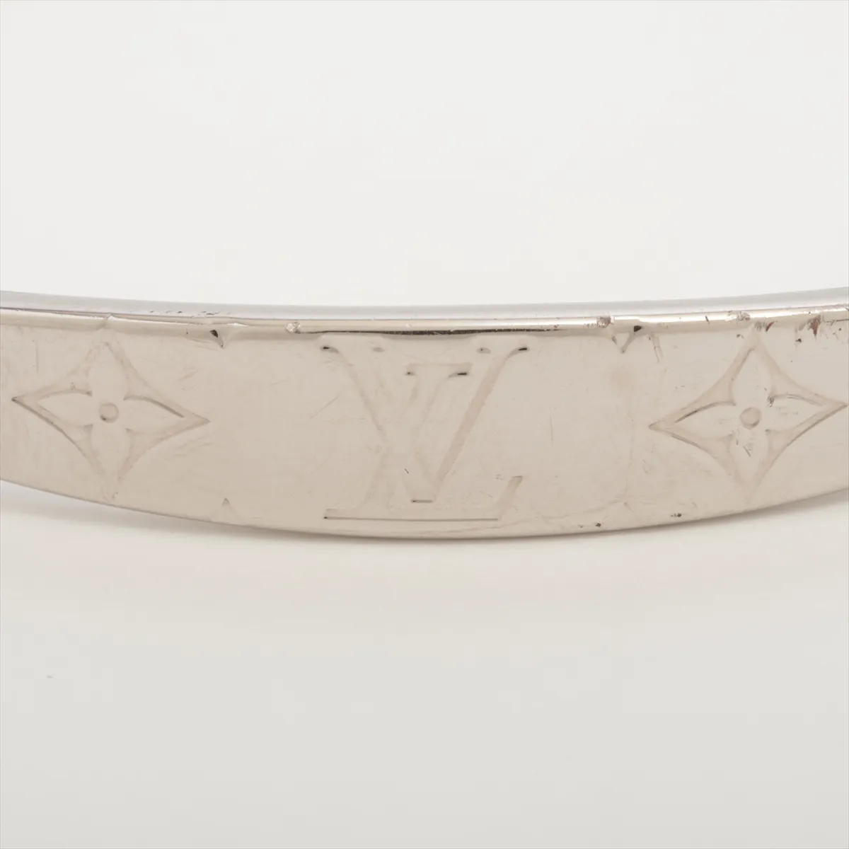 M64839 Jonck Monogram DI0198 Bangle GP Silver Dent — view 3