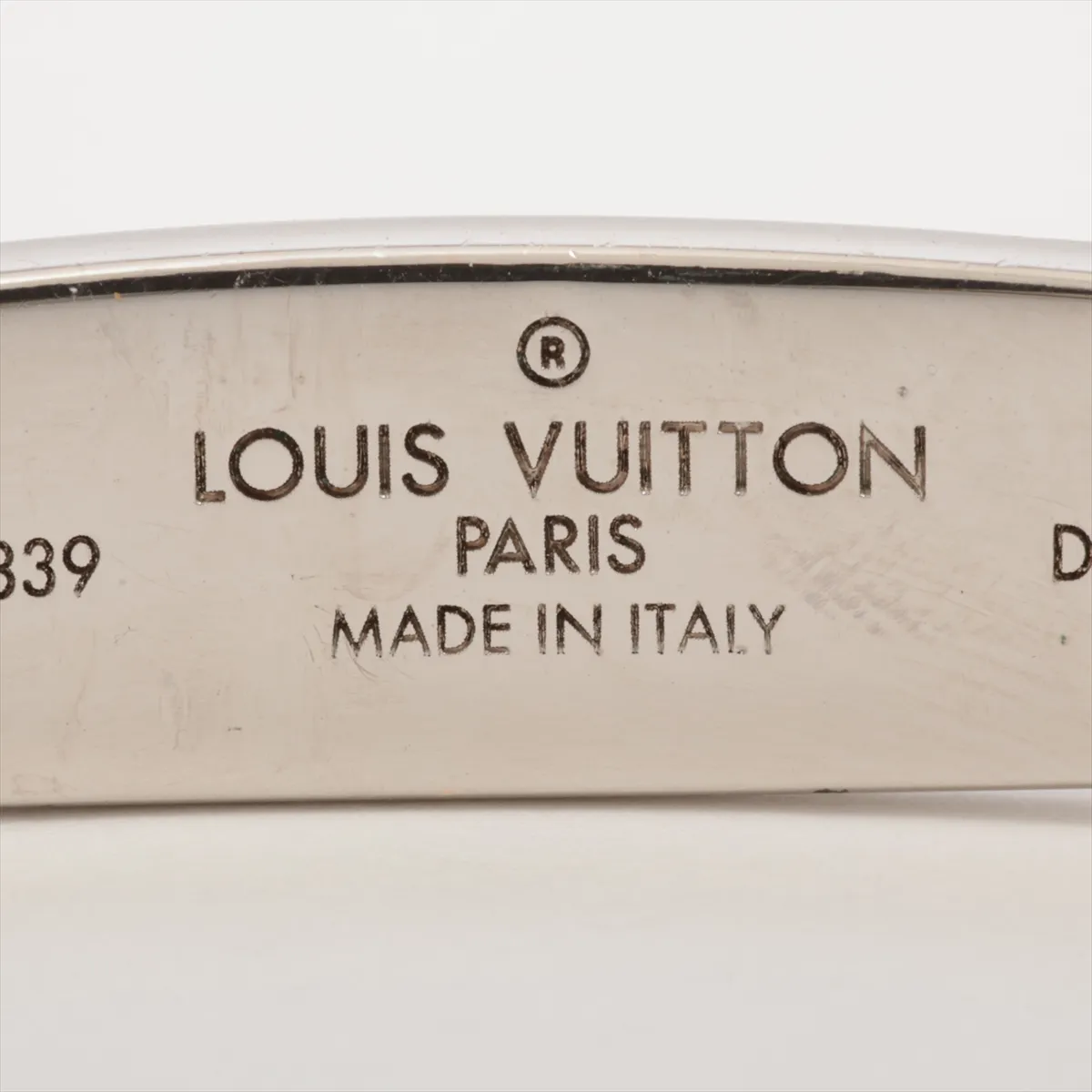 M64839 Jonck Monogram DI0198 Bangle GP Silver Dent — view 5