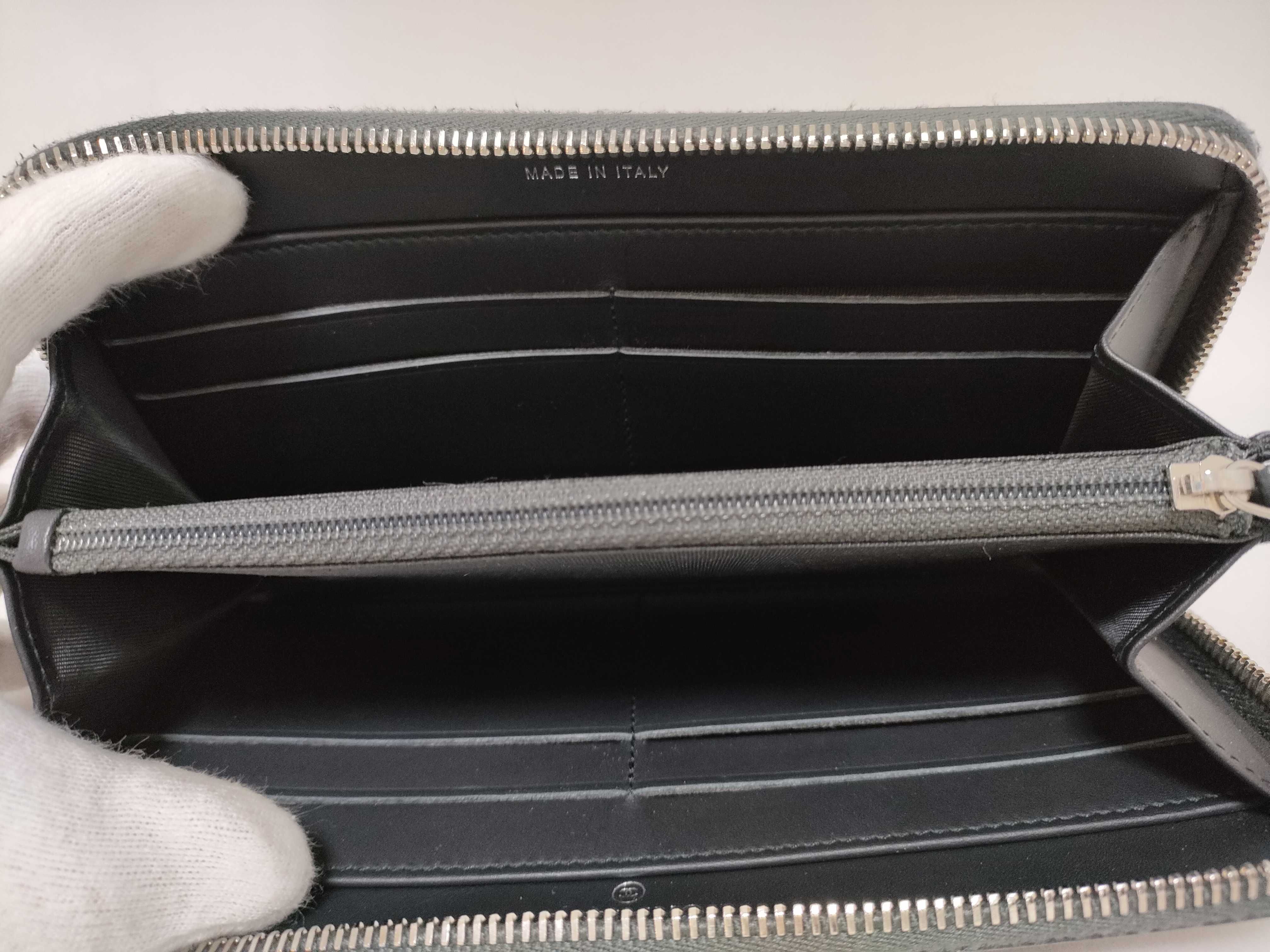 Coco Mark Front Zip Long Wallet — view 9