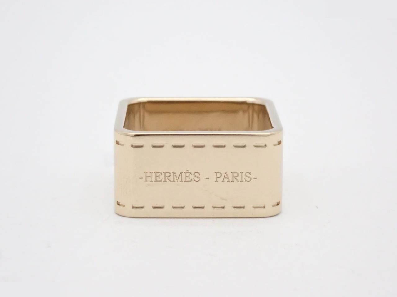Bolduc Square Scarf Ring — view 2