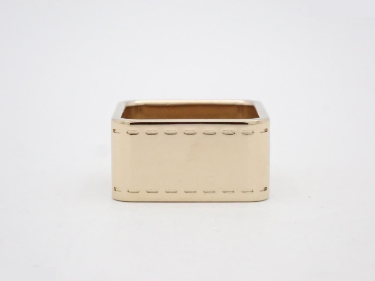 Bolduc Square Scarf Ring — view 3