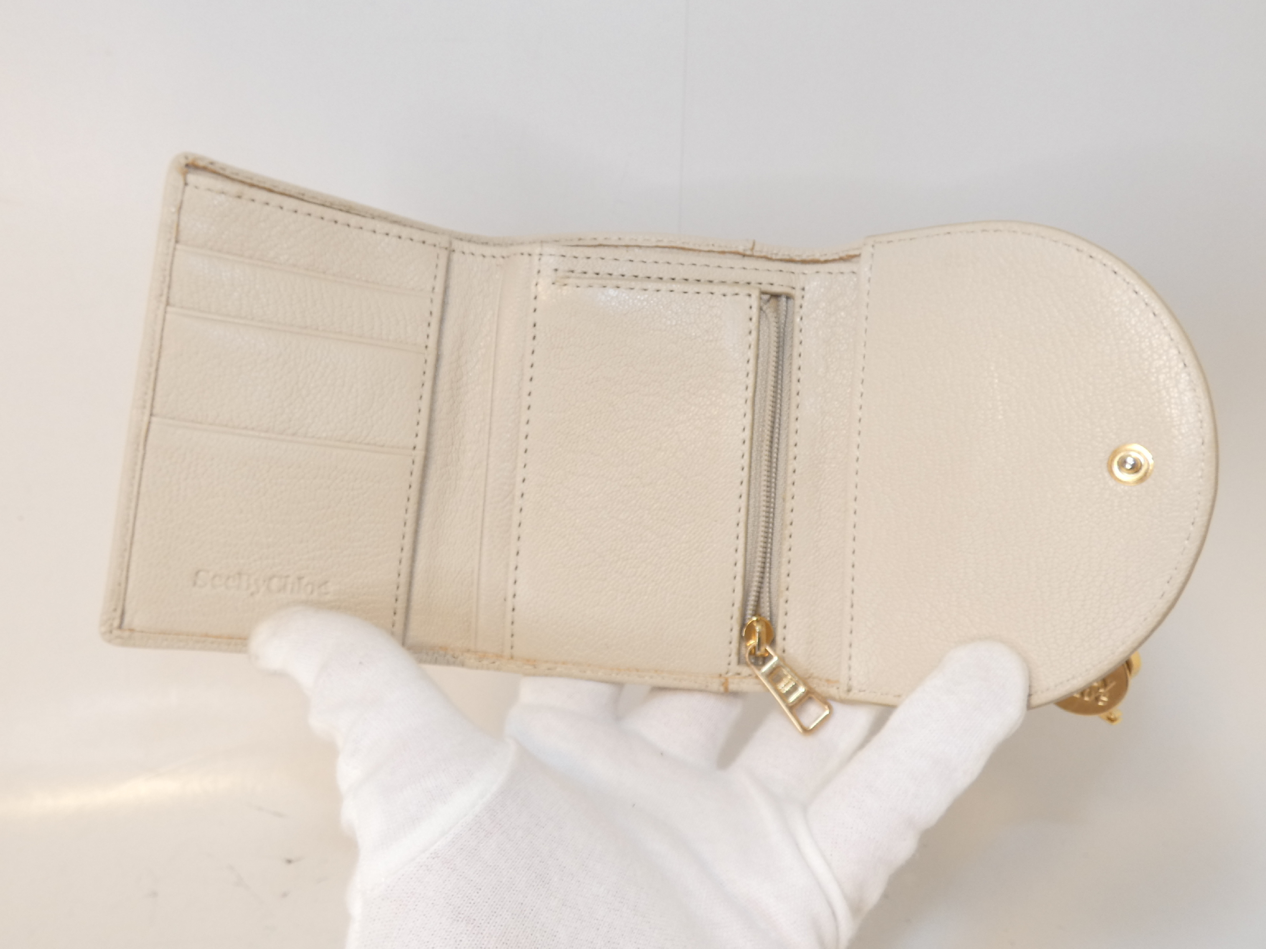 SEE BY CHLOE Leather Circle Folding Wallet — view 8