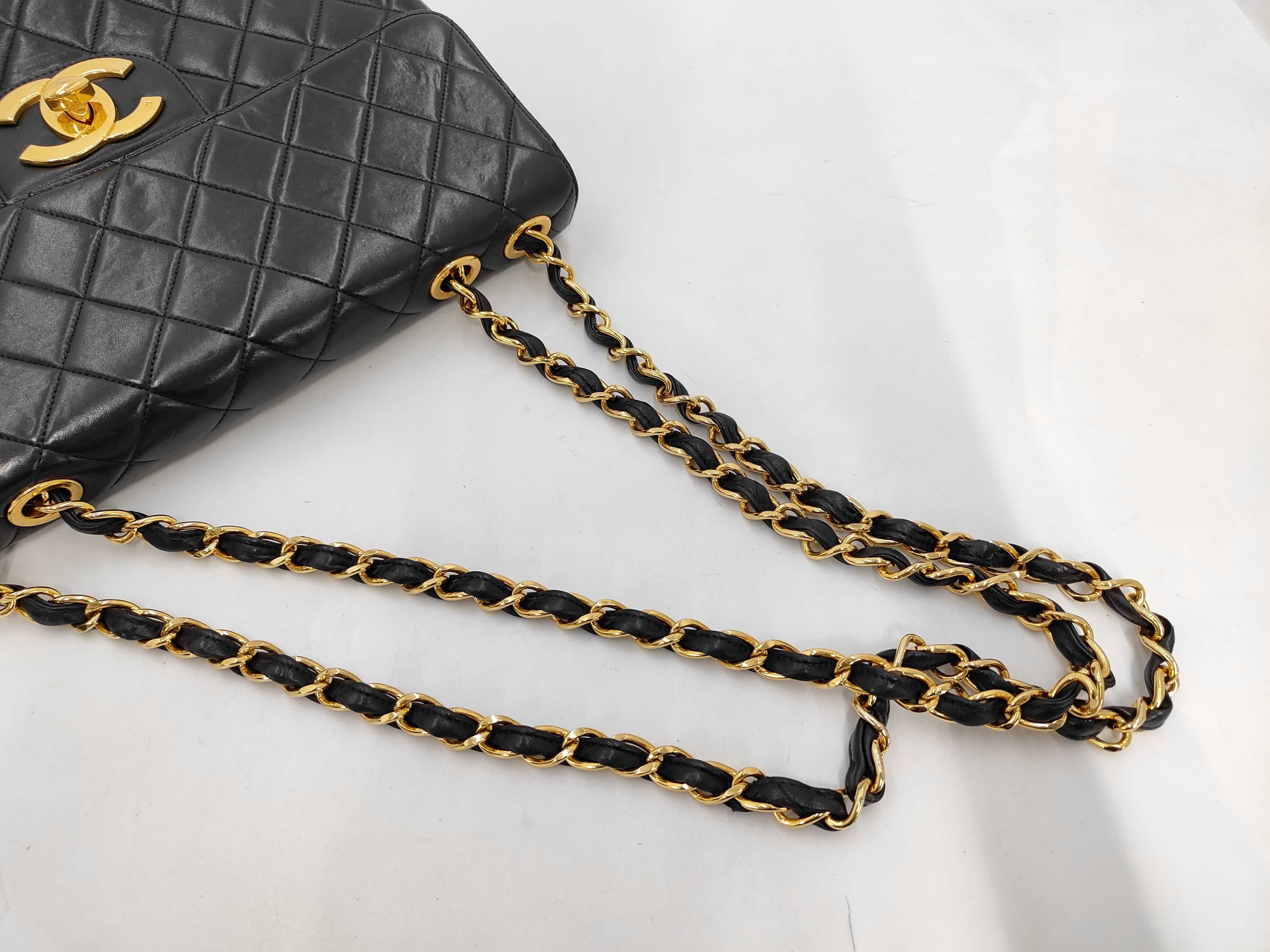 Large Matelassé Lambskin Shoulder Bag — view 5