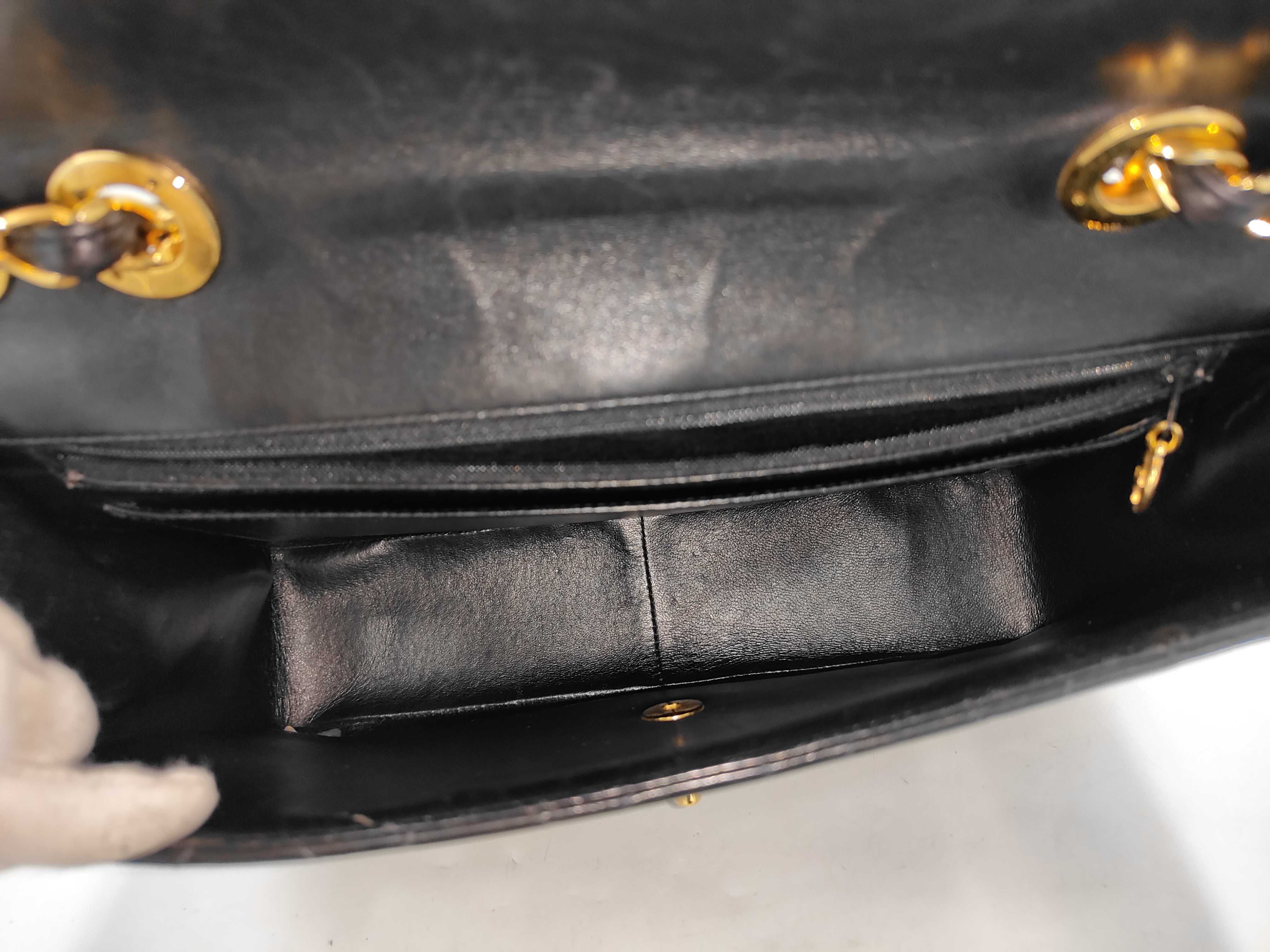 Large Matelassé Lambskin Shoulder Bag — view 9