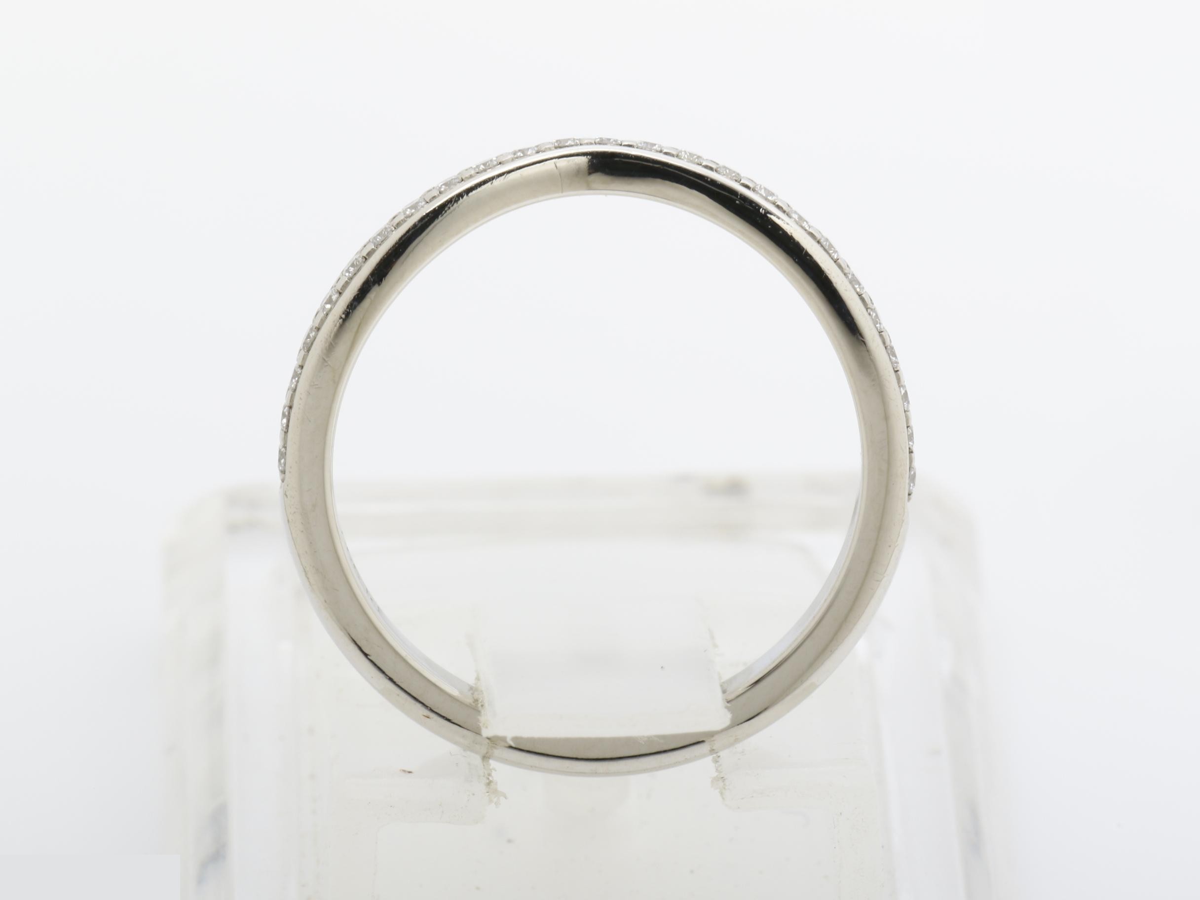 Ballerina ring, diamond, size #46, Pt950, 2.8g — view 5