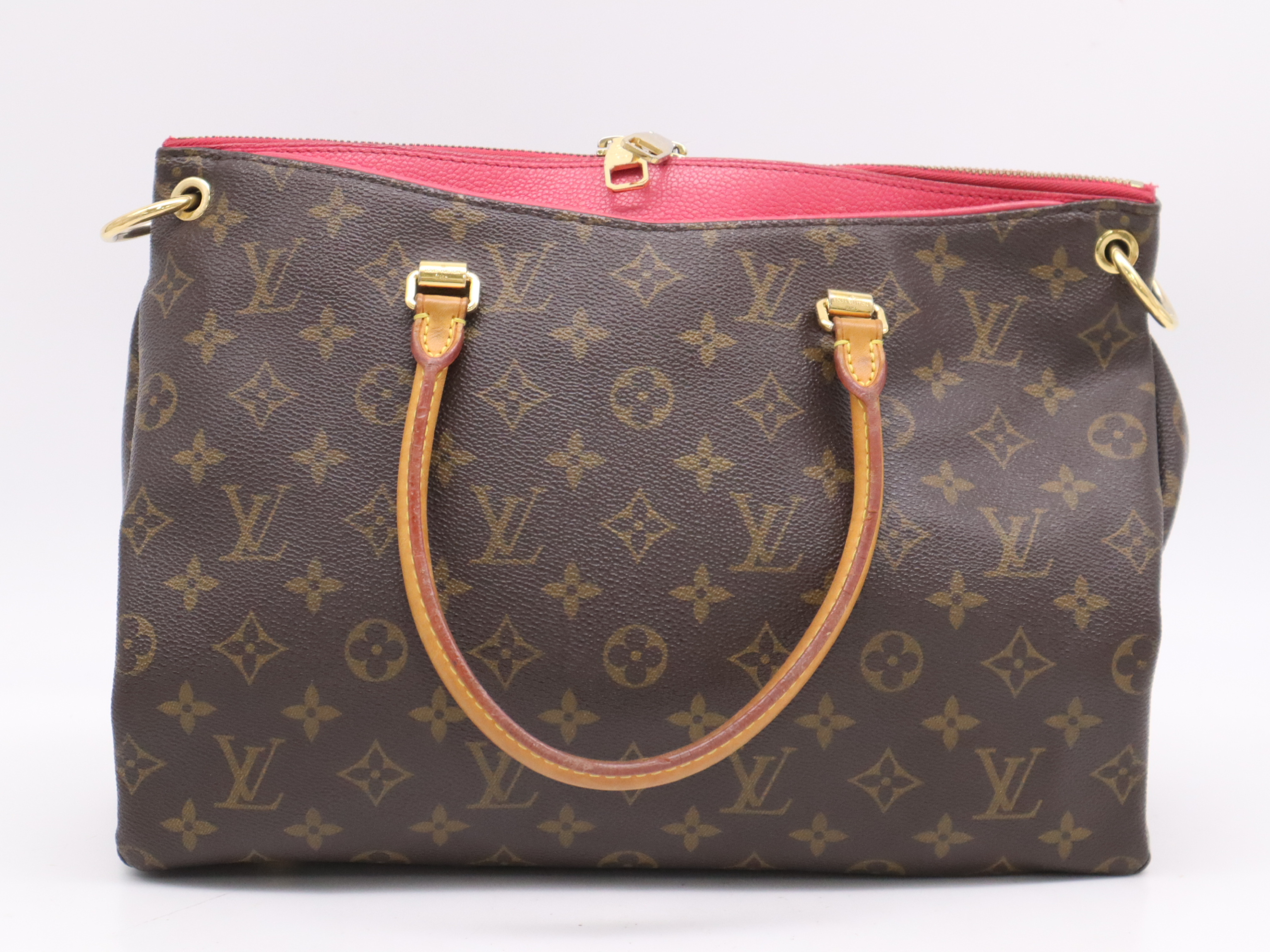M40906 Monogram Pallas Aurore Handbag with Shoulder Strap — view 2