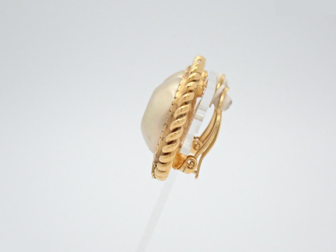pearl earrings — view 3