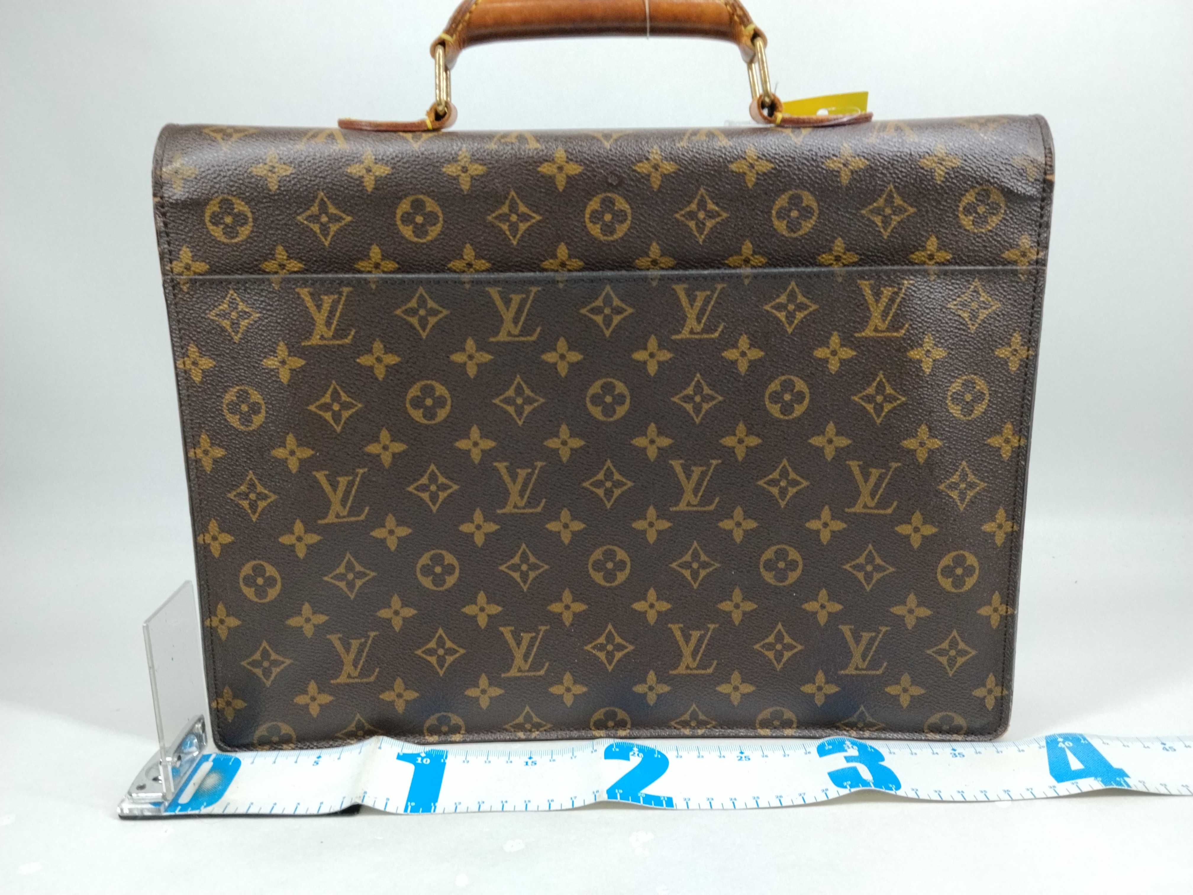 Monogram Serviette Conseiller Business Bag — view 2
