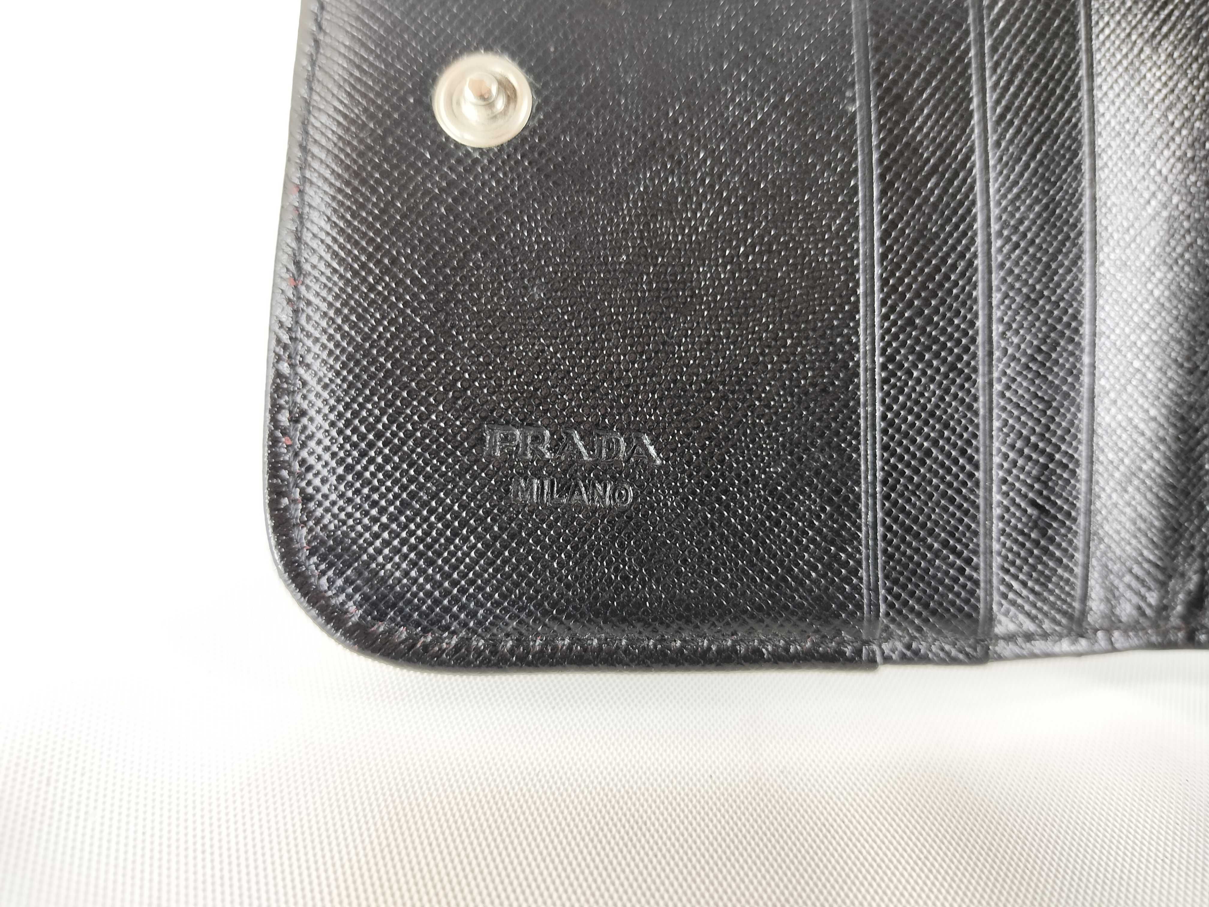 Nylon Wallet Zippy Wallet Black Bi-fold Wallet — view 8