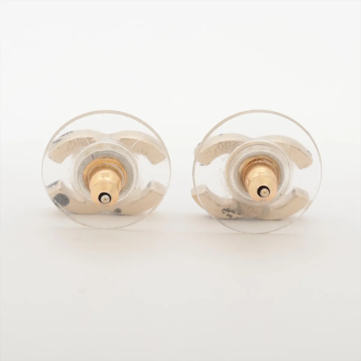 Coco Mark A13B Earrings (Pair) GP Black x Gold — view 2