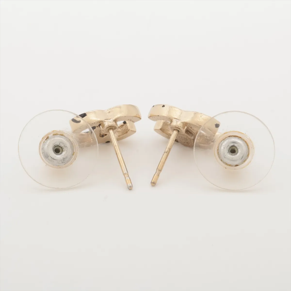 Coco Mark A13B Earrings (Pair) GP Black x Gold — view 4