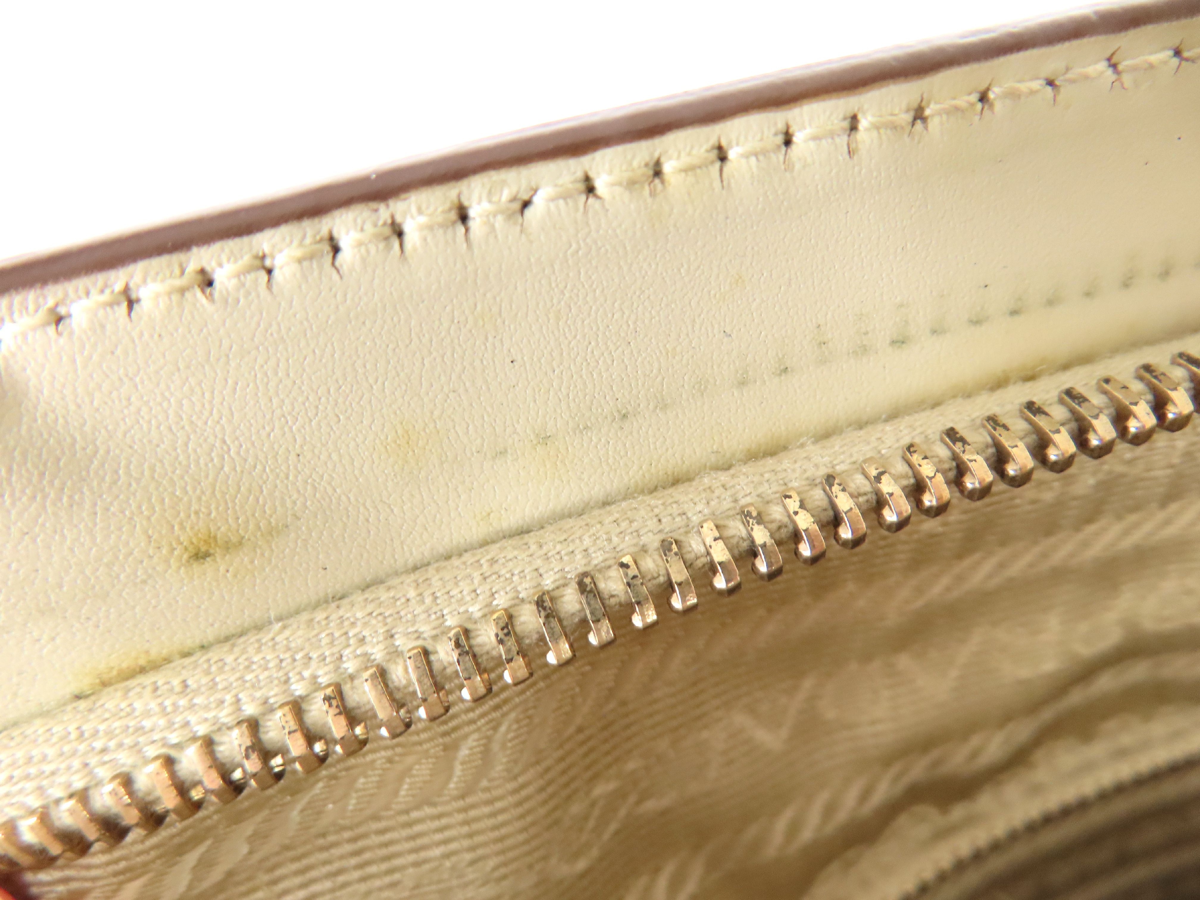 handbag, leather, beige handbag — view 12