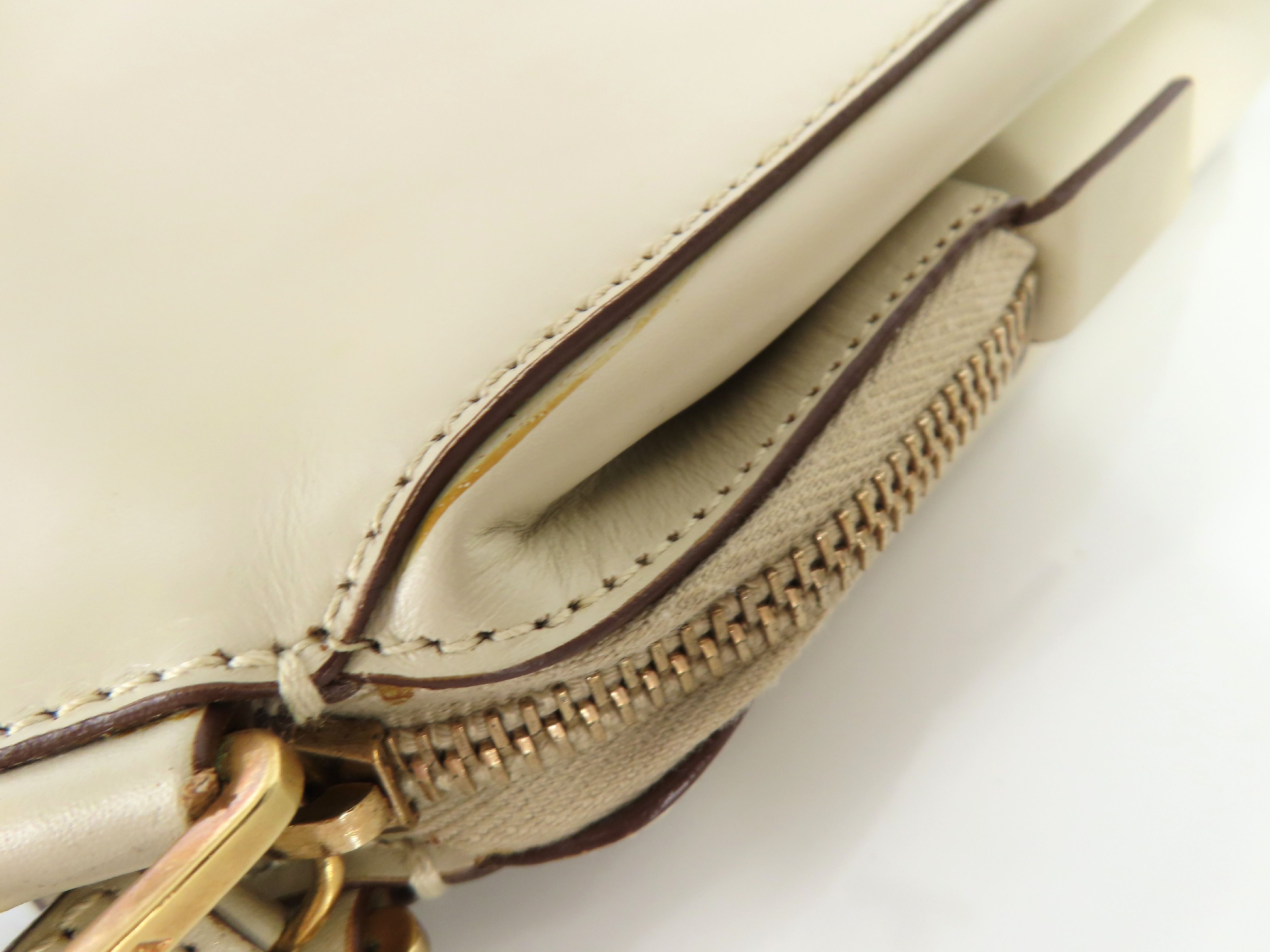 handbag, leather, beige handbag — view 13