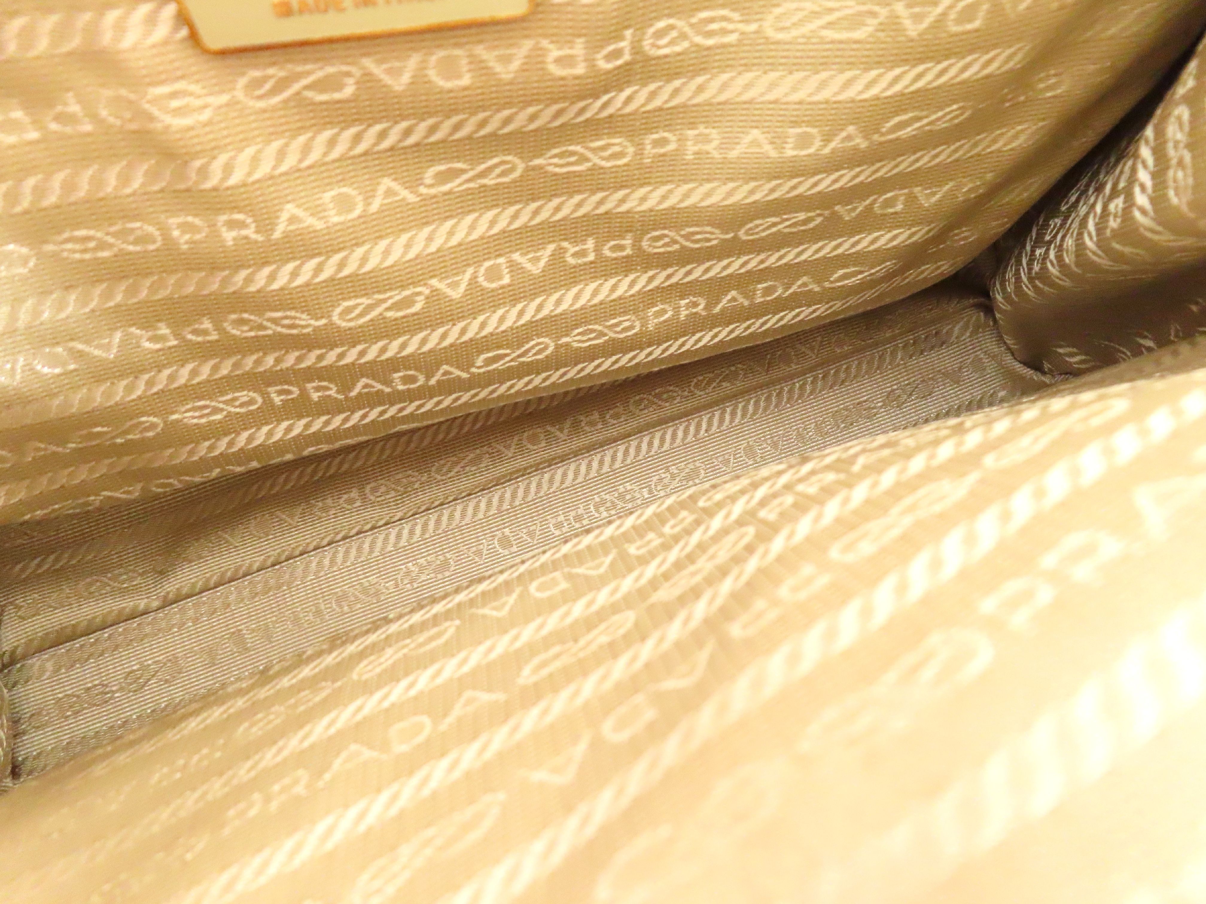 handbag, leather, beige handbag — view 9