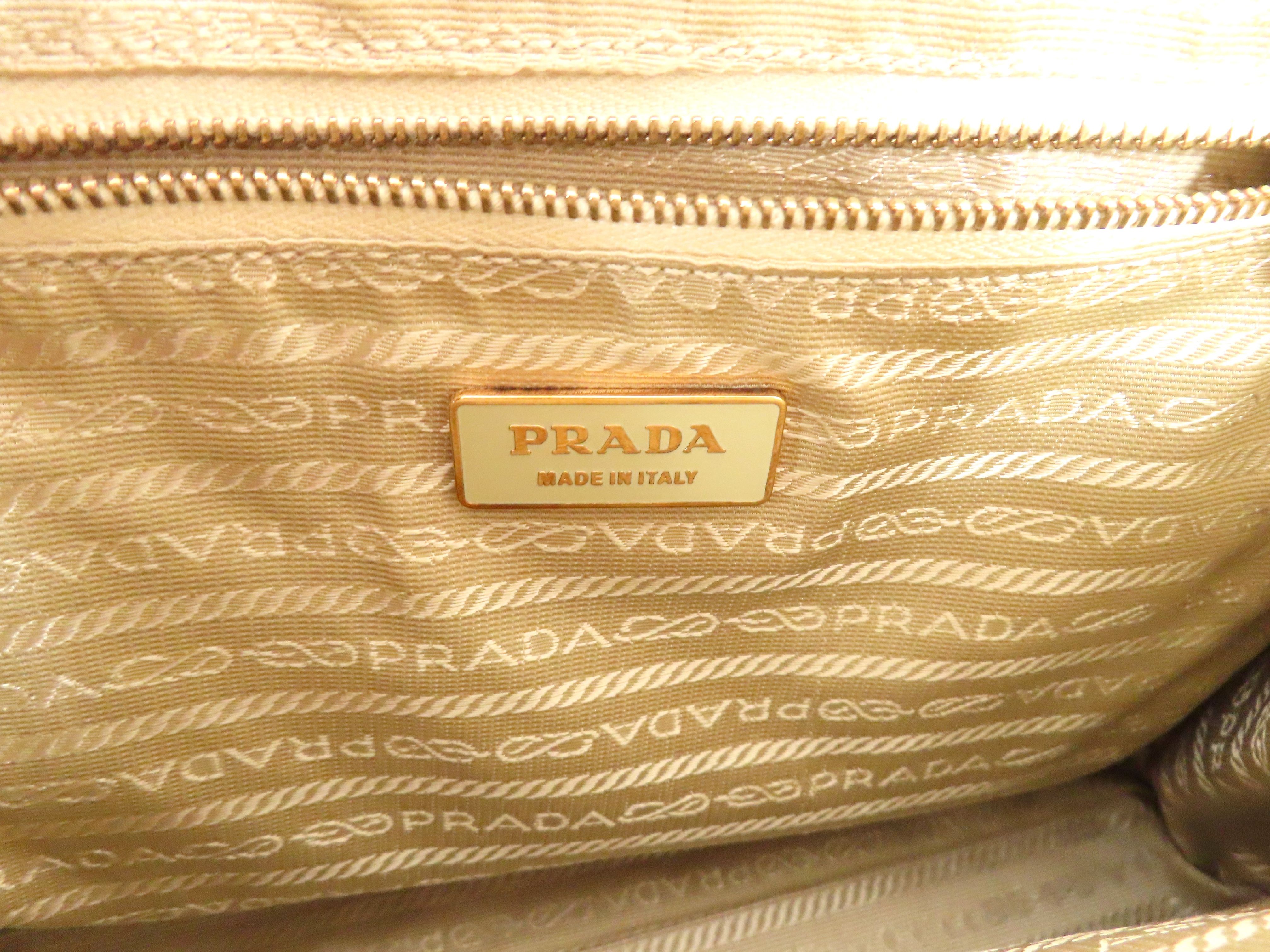 handbag, leather, beige handbag — view 10