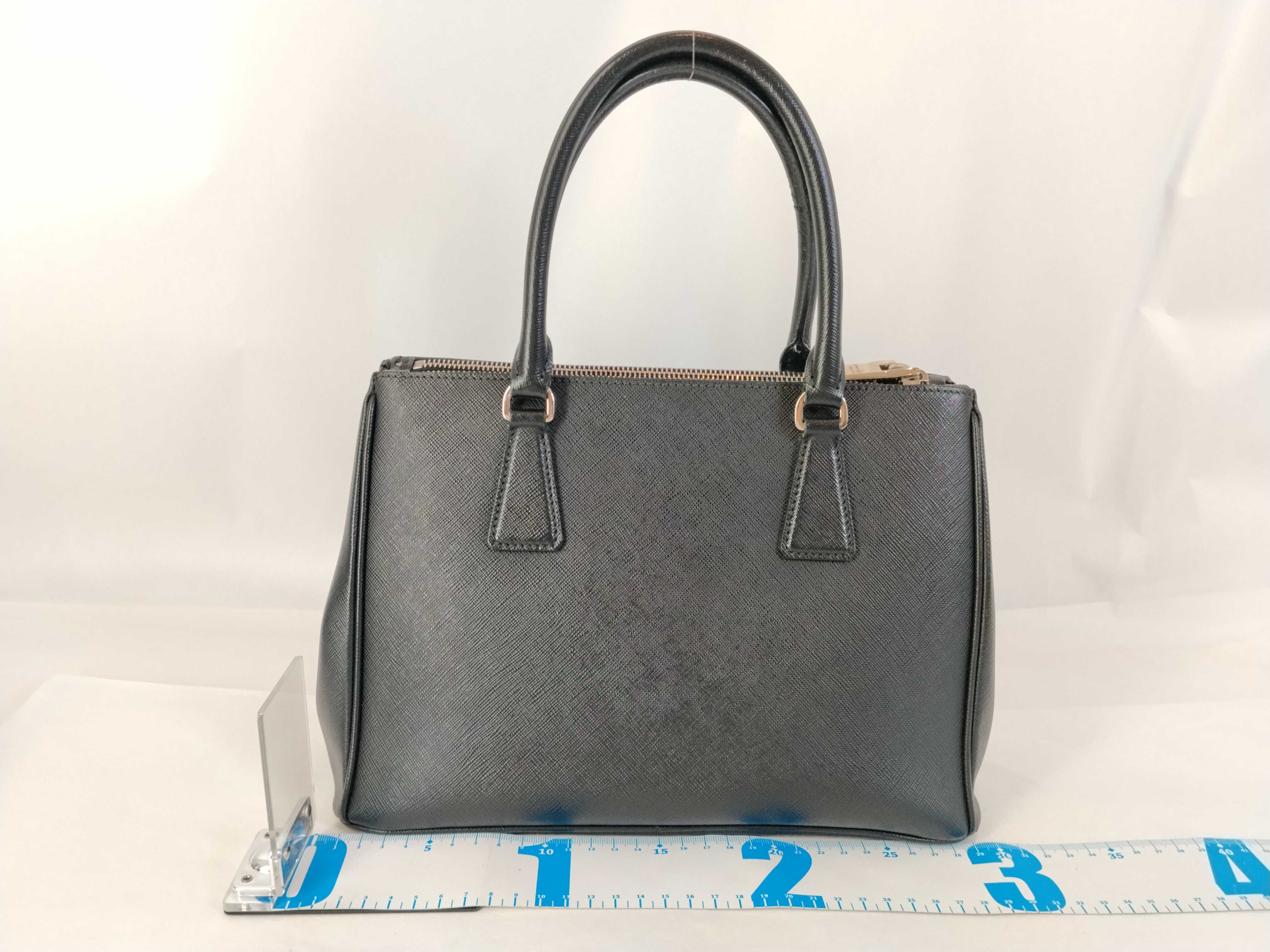 Saffiano Leather Black 2-Way Handbag — view 2