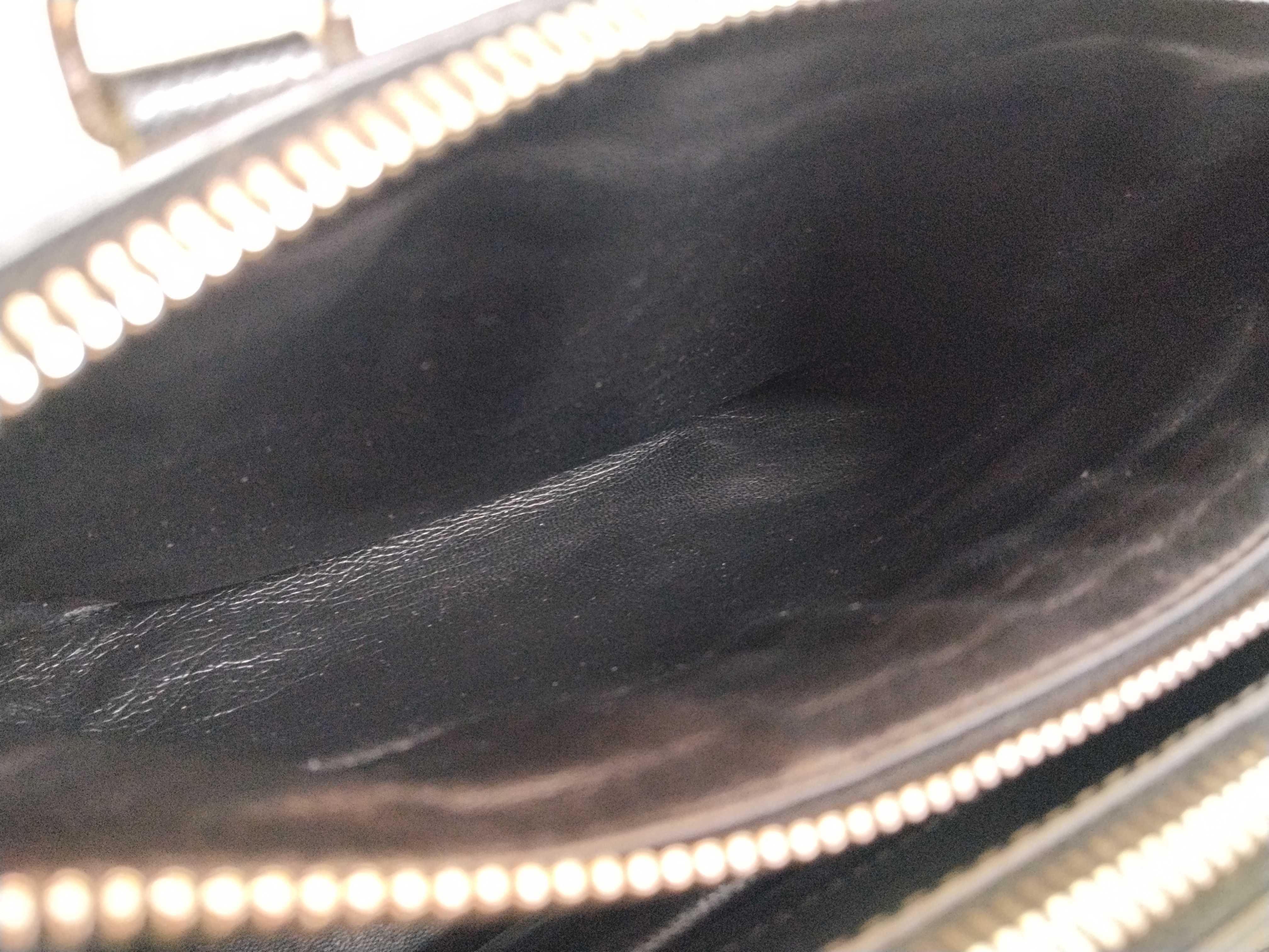 Saffiano Leather Black 2-Way Handbag — view 13