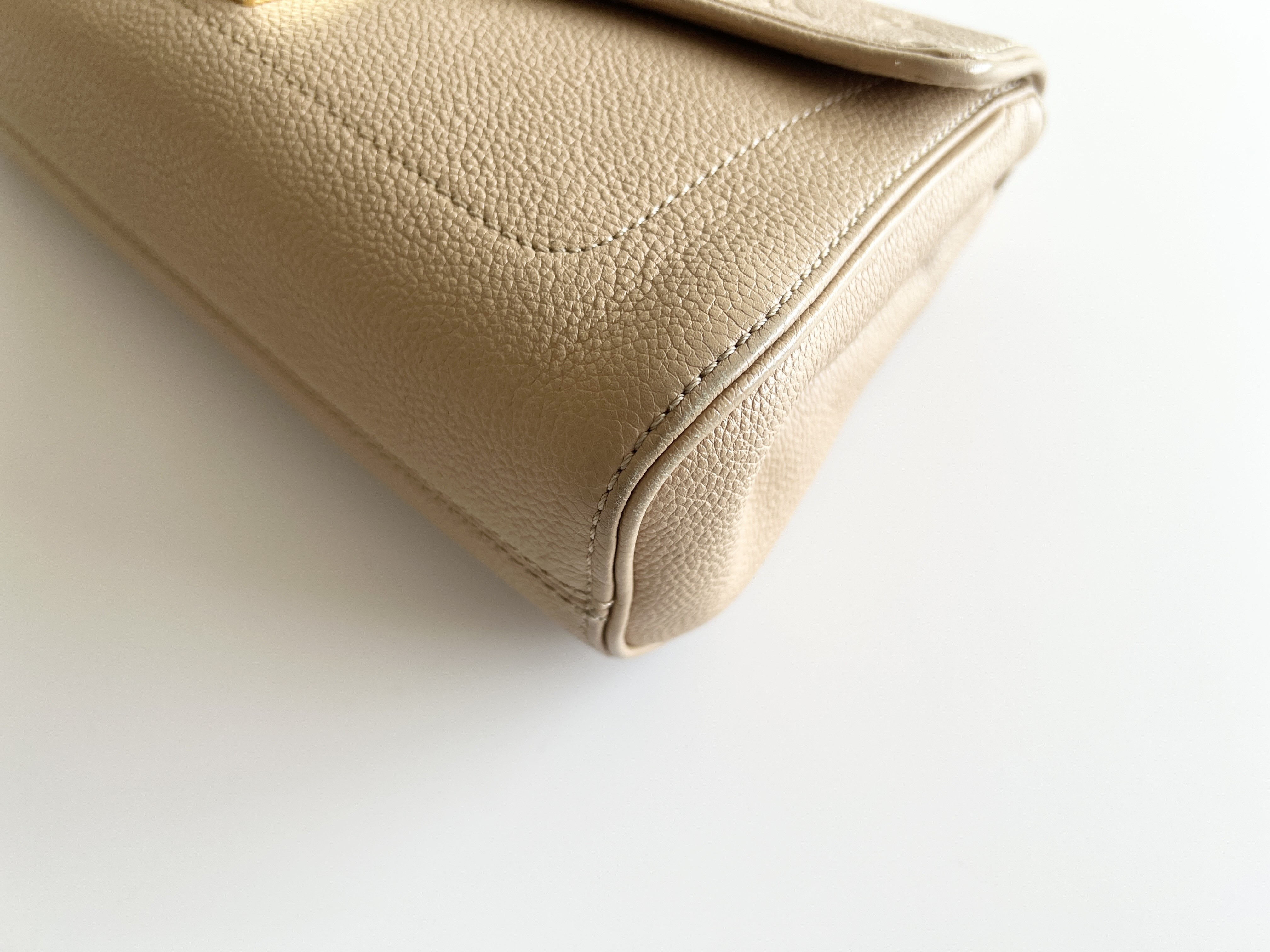 Monogram Empreinte Saint Germain PM Embossed Clochette Leather Chain Shoulder Bag — view 12