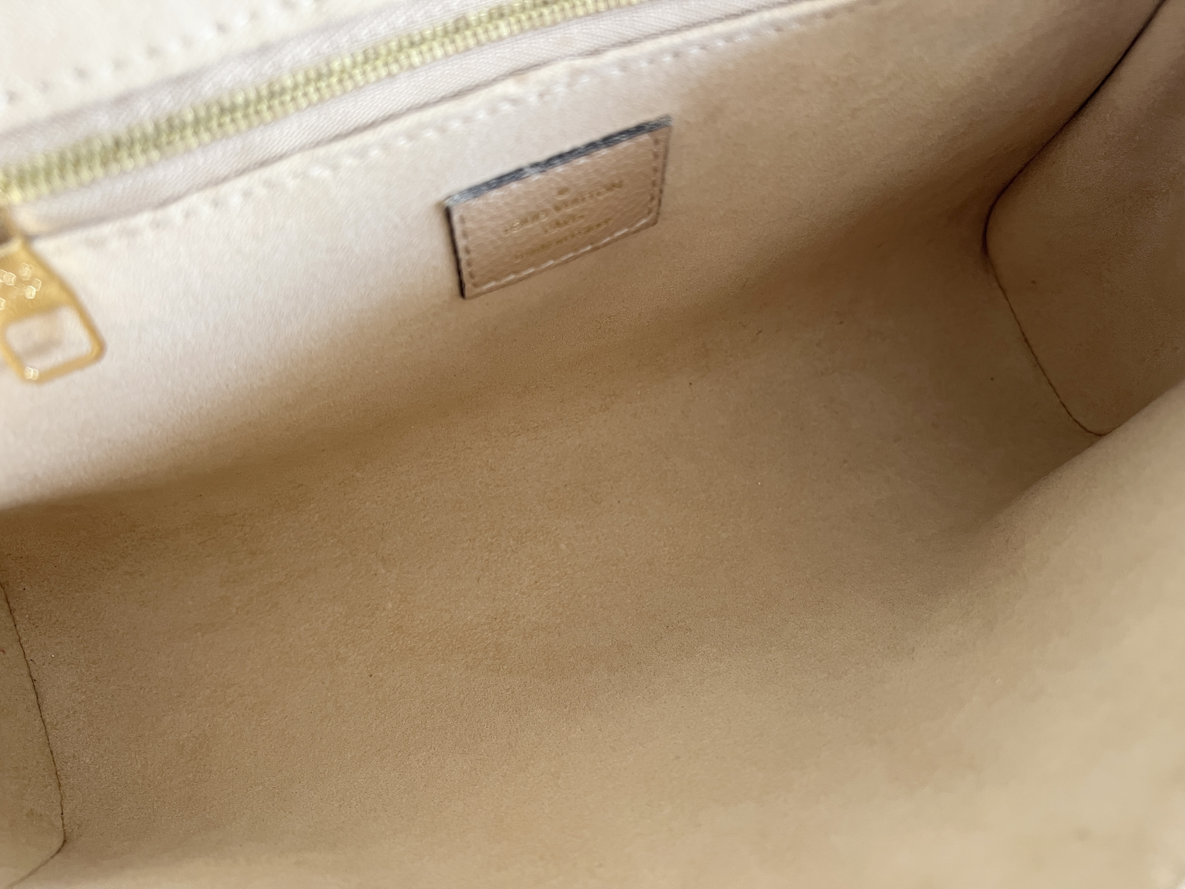 Monogram Empreinte Saint Germain PM Embossed Clochette Leather Chain Shoulder Bag — view 6
