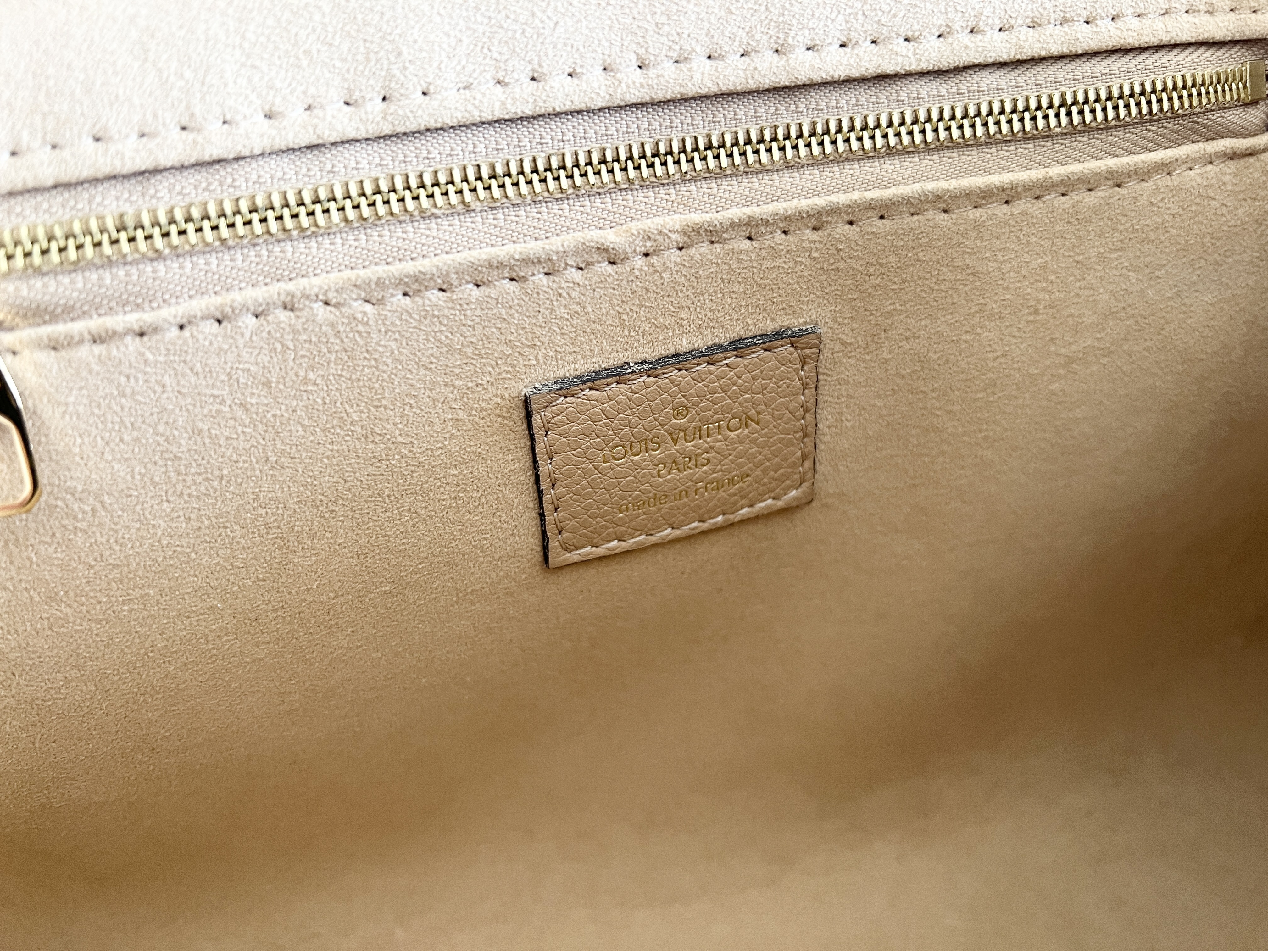 Monogram Empreinte Saint Germain PM Embossed Clochette Leather Chain Shoulder Bag — view 7