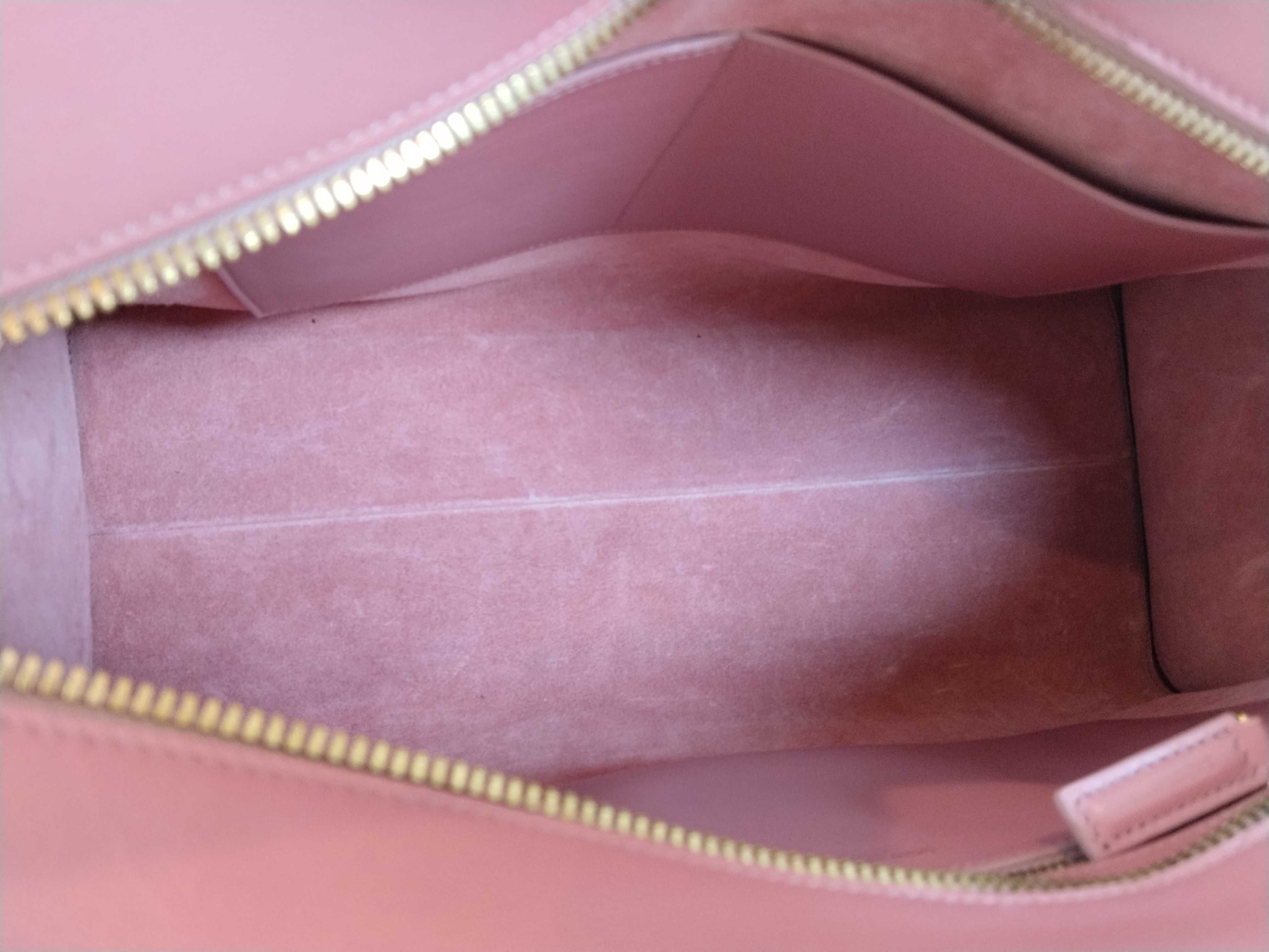 PH- Monogram Cabas Tote Bag Pink Leather 36cm Handbag — view 10