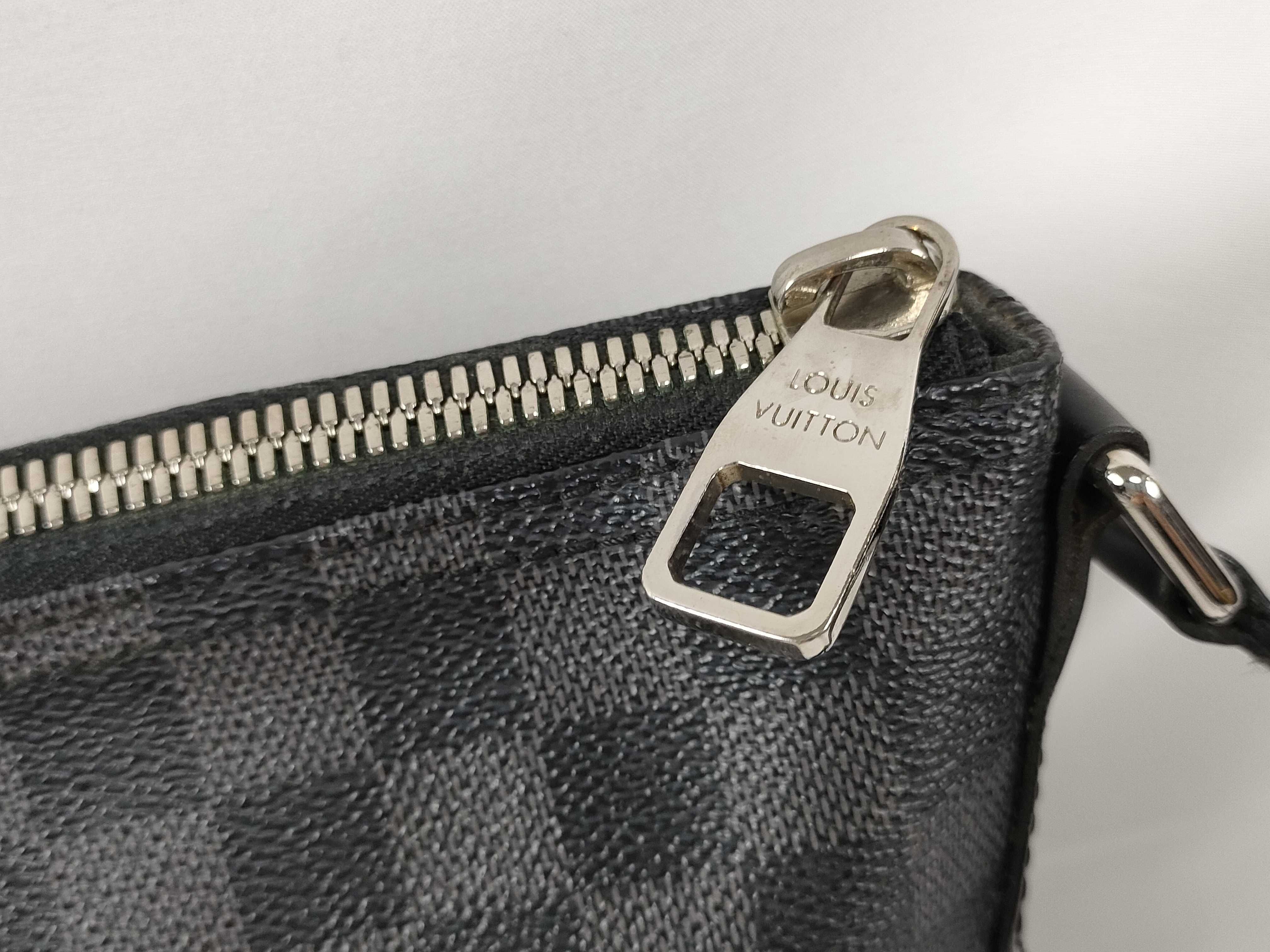 Black N41211 Graphite Mic PM Shoulder Bag — view 3