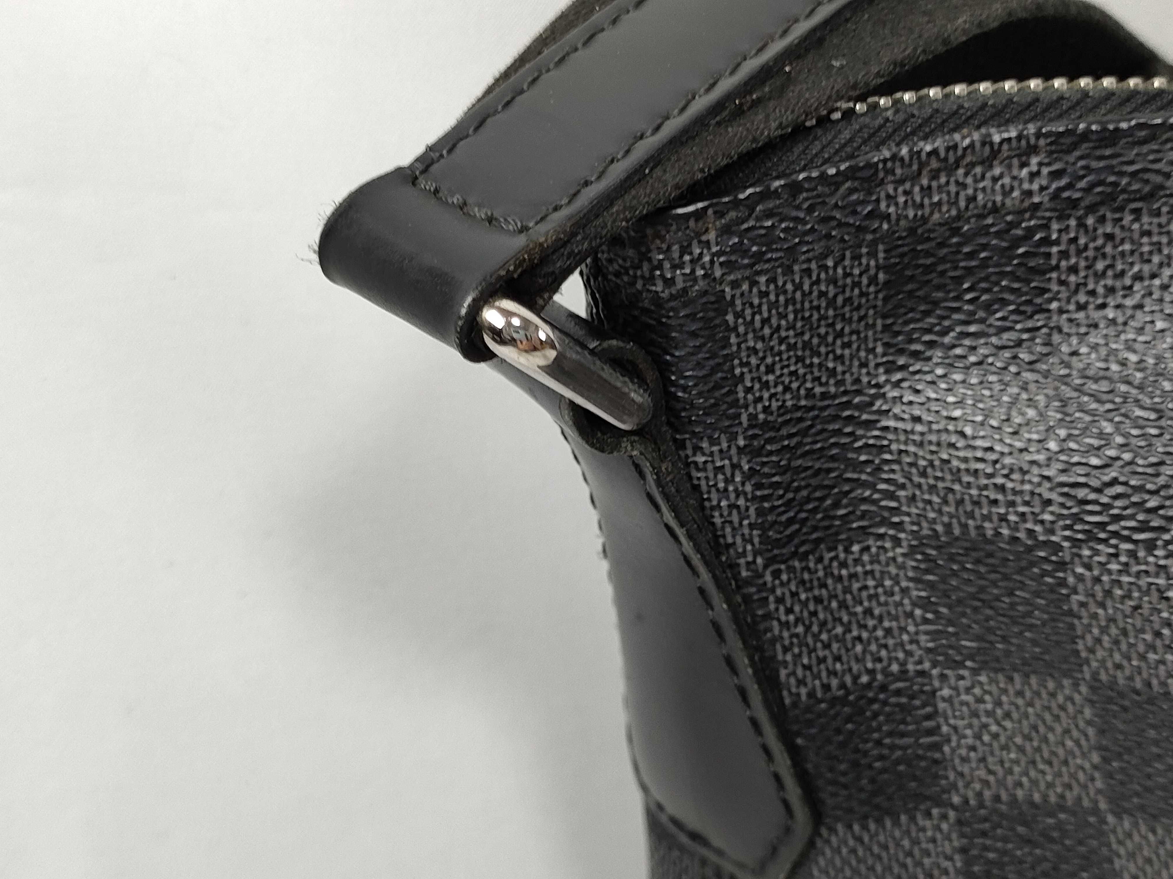 Black N41211 Graphite Mic PM Shoulder Bag — view 5