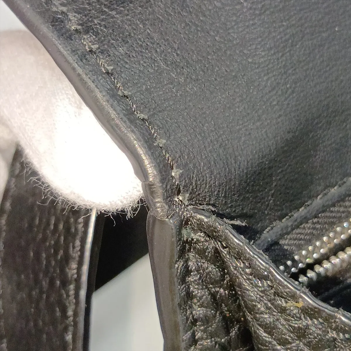 Selleria Bucket 7VA524 Leather Shoulder Bag, Black — view 11