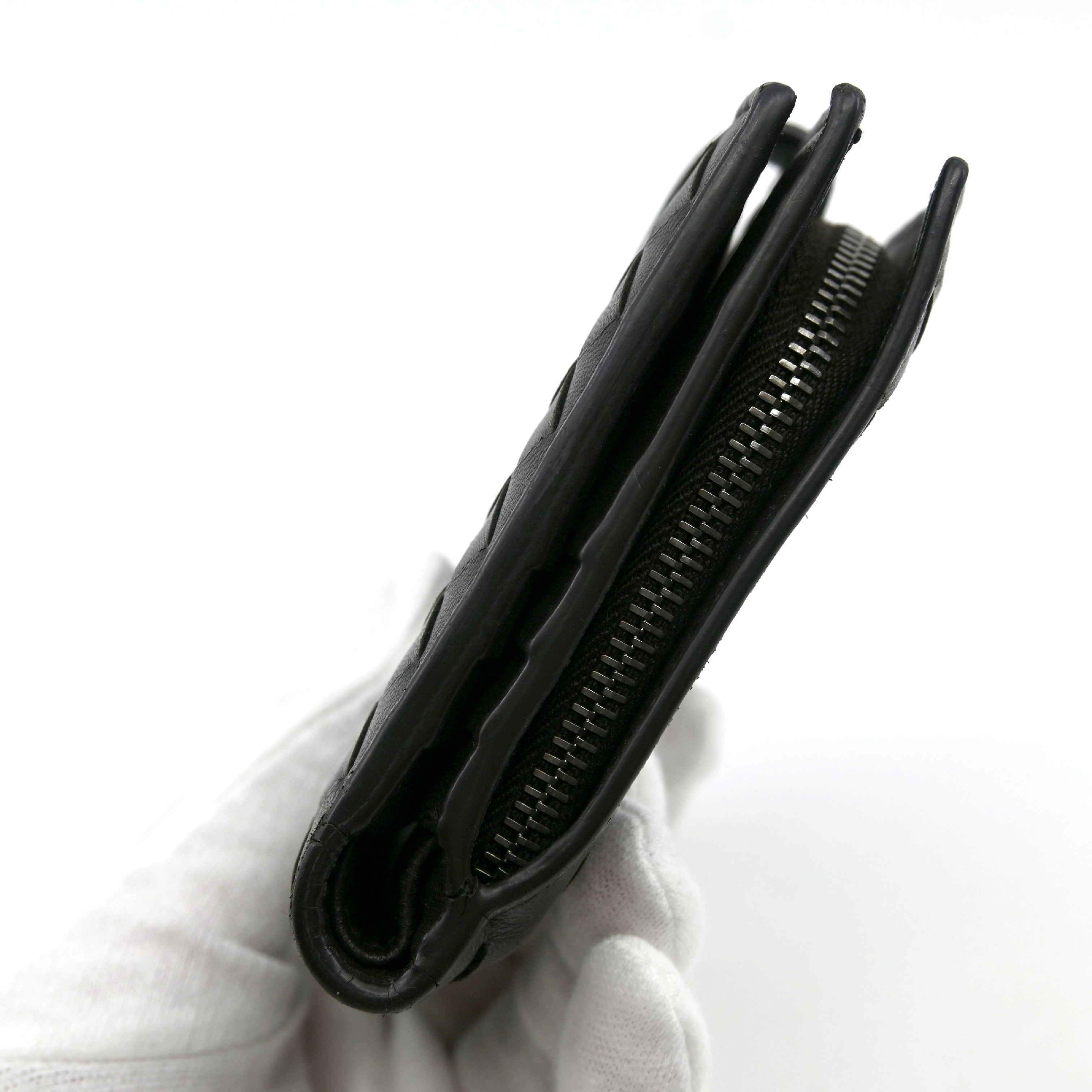 Intrecciato Leather Brown Wallet — view 3