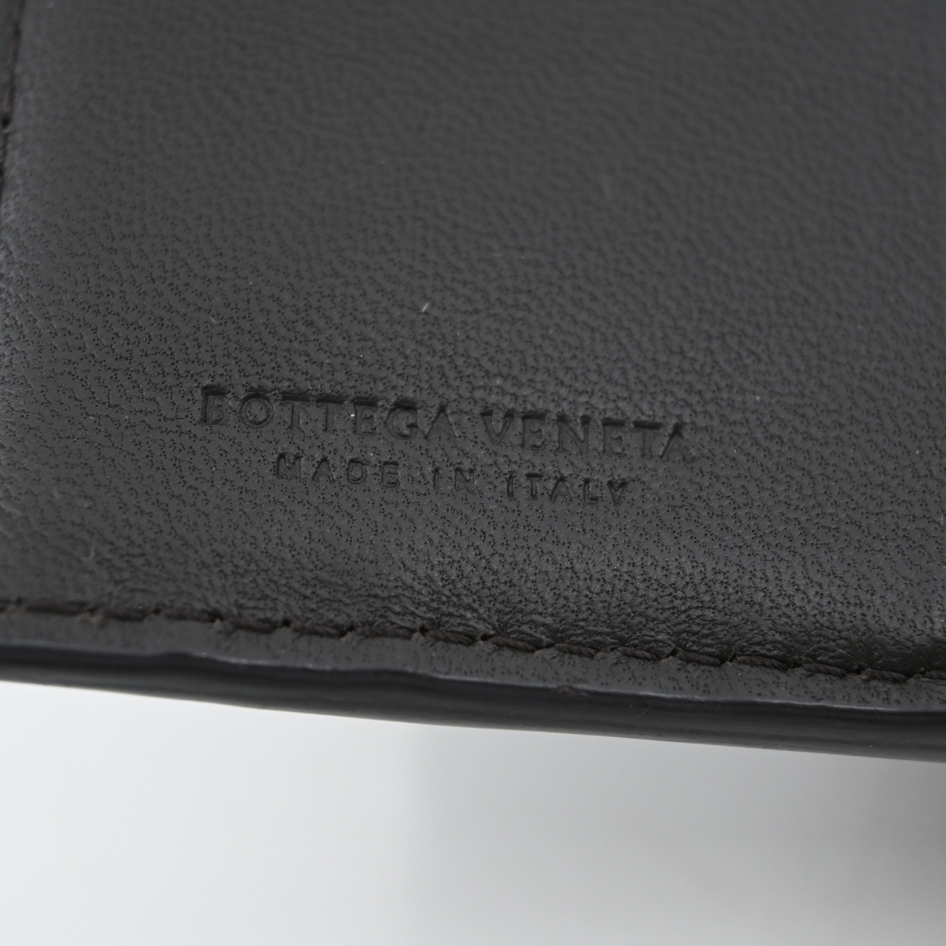 Intrecciato Leather Brown Wallet — view 6